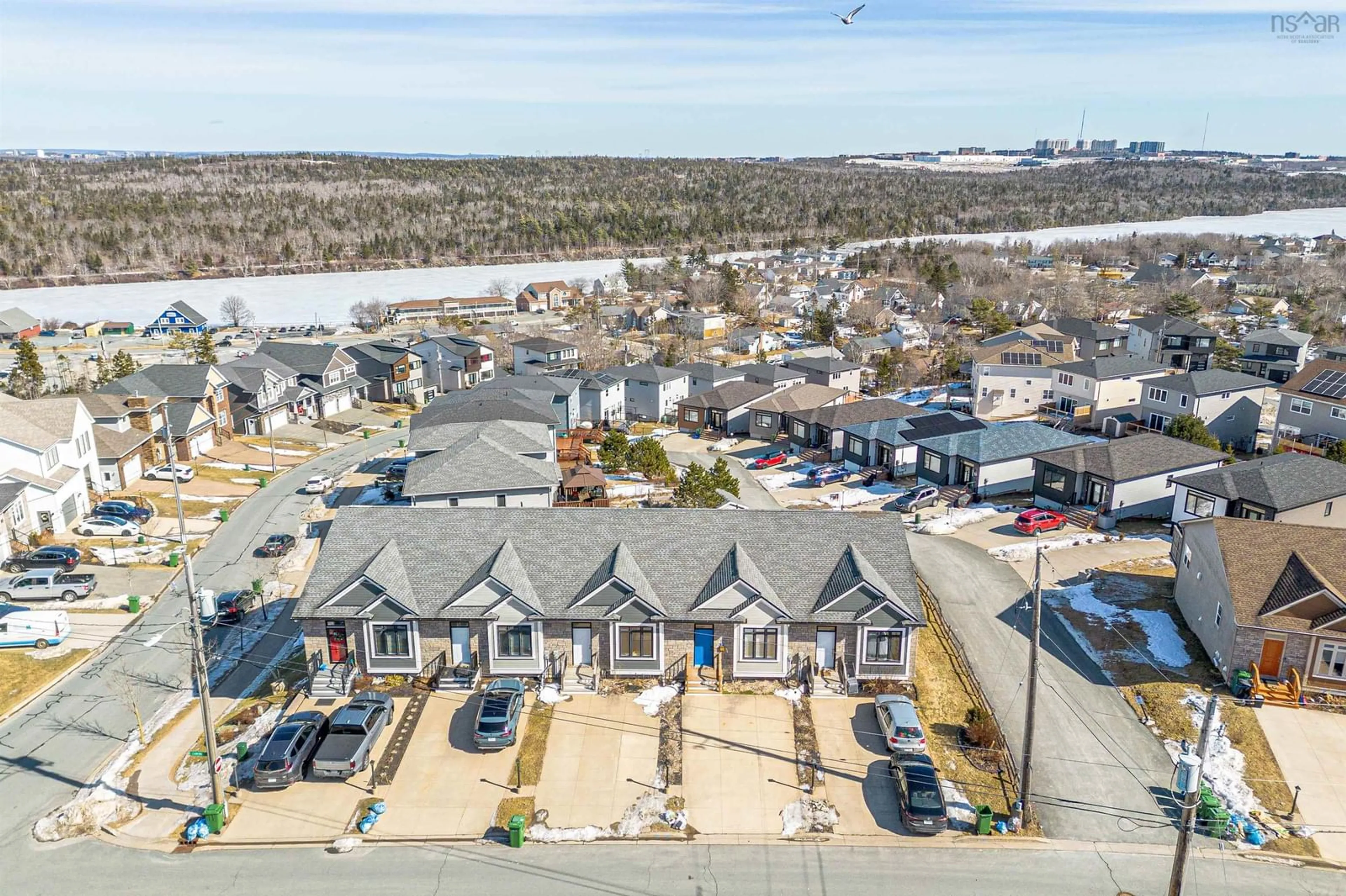 A pic from outside/outdoor area/front of a property/back of a property/a pic from drone, unknown for 8 Cabernet Crt, Timberlea Nova Scotia B3T 0E4