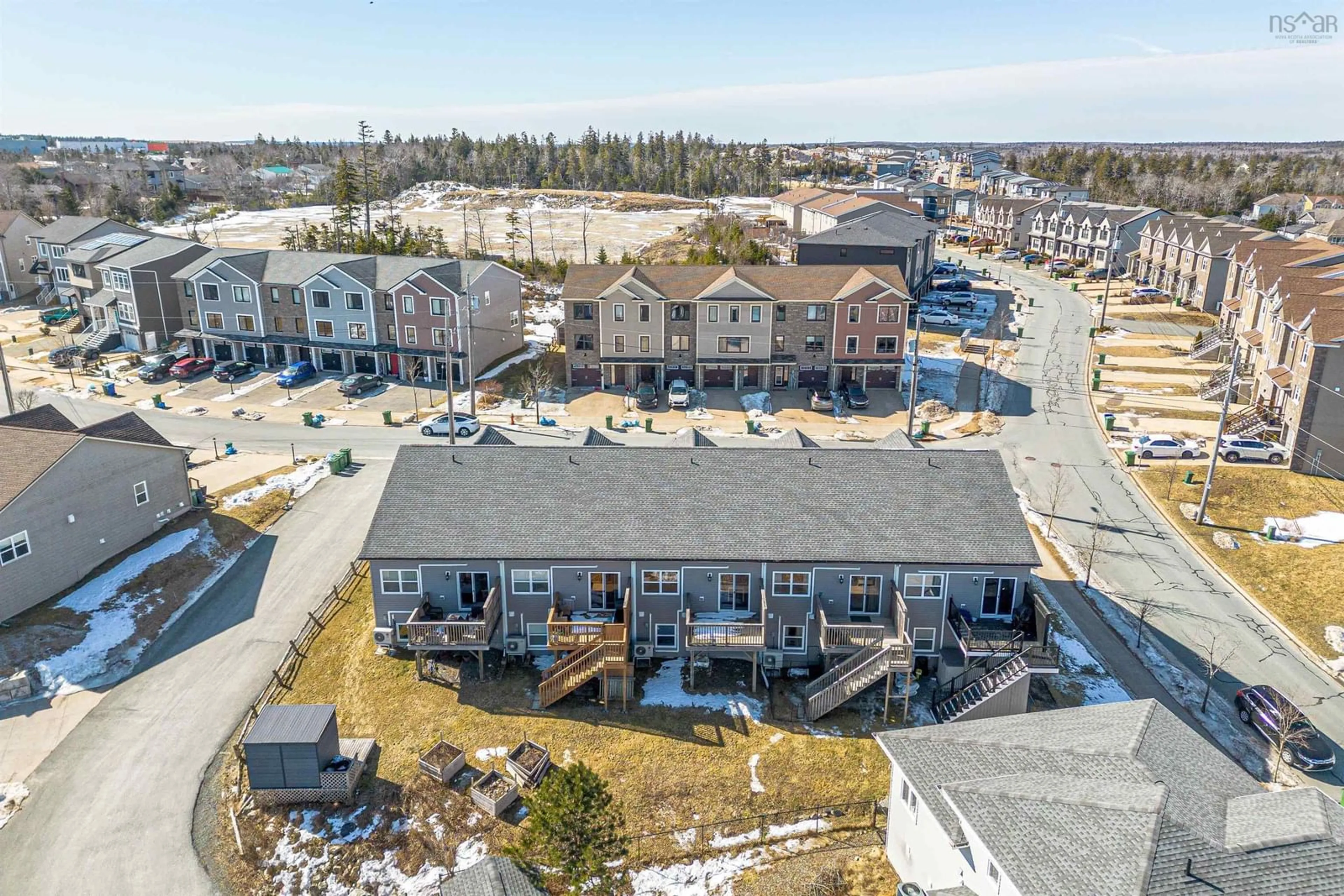 A pic from outside/outdoor area/front of a property/back of a property/a pic from drone, unknown for 8 Cabernet Crt, Timberlea Nova Scotia B3T 0E4