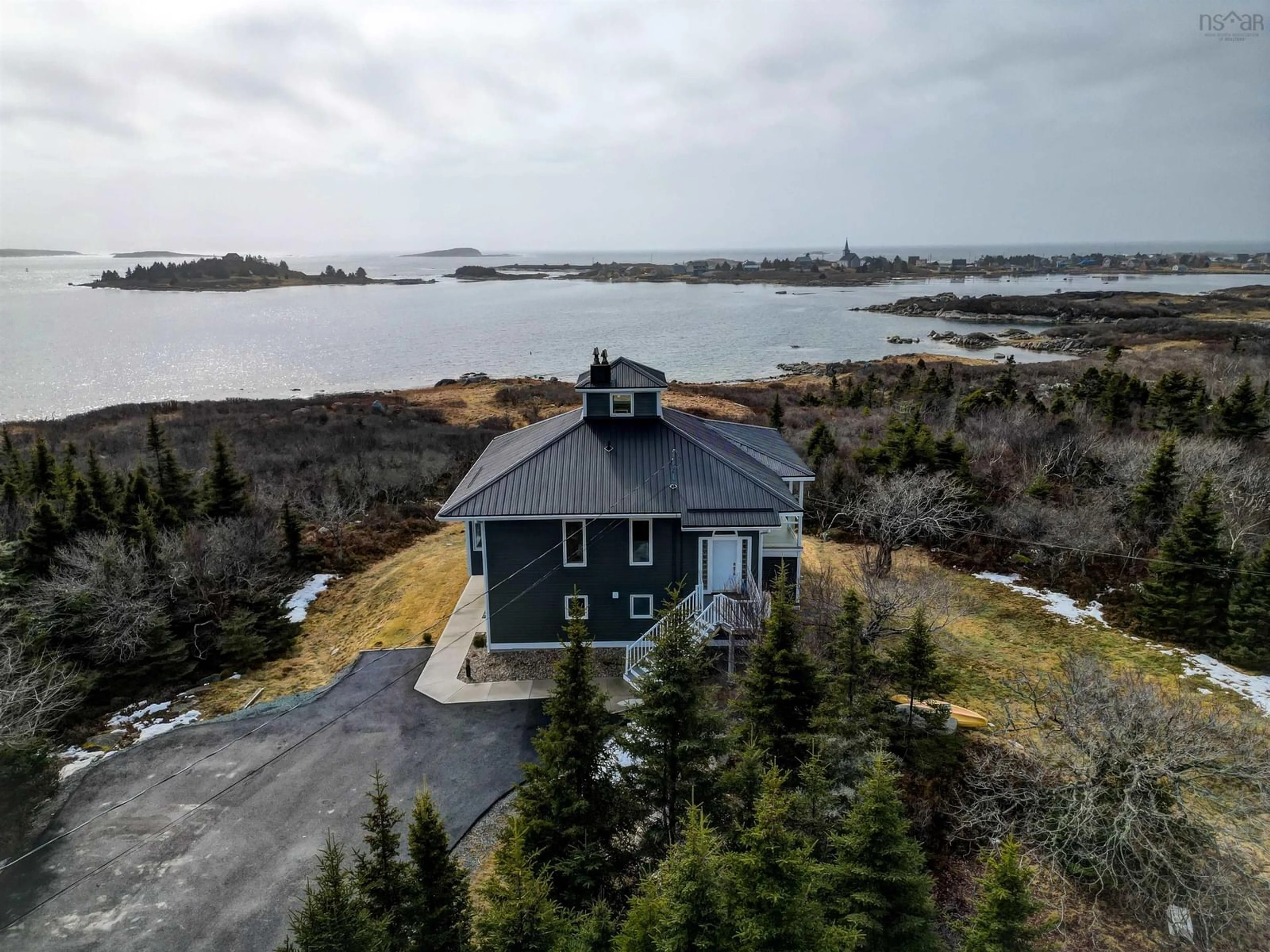 A pic from outside/outdoor area/front of a property/back of a property/a pic from drone, water/lake/river/ocean view for 180 Noonan Dr, Prospect Nova Scotia B3T 2H2