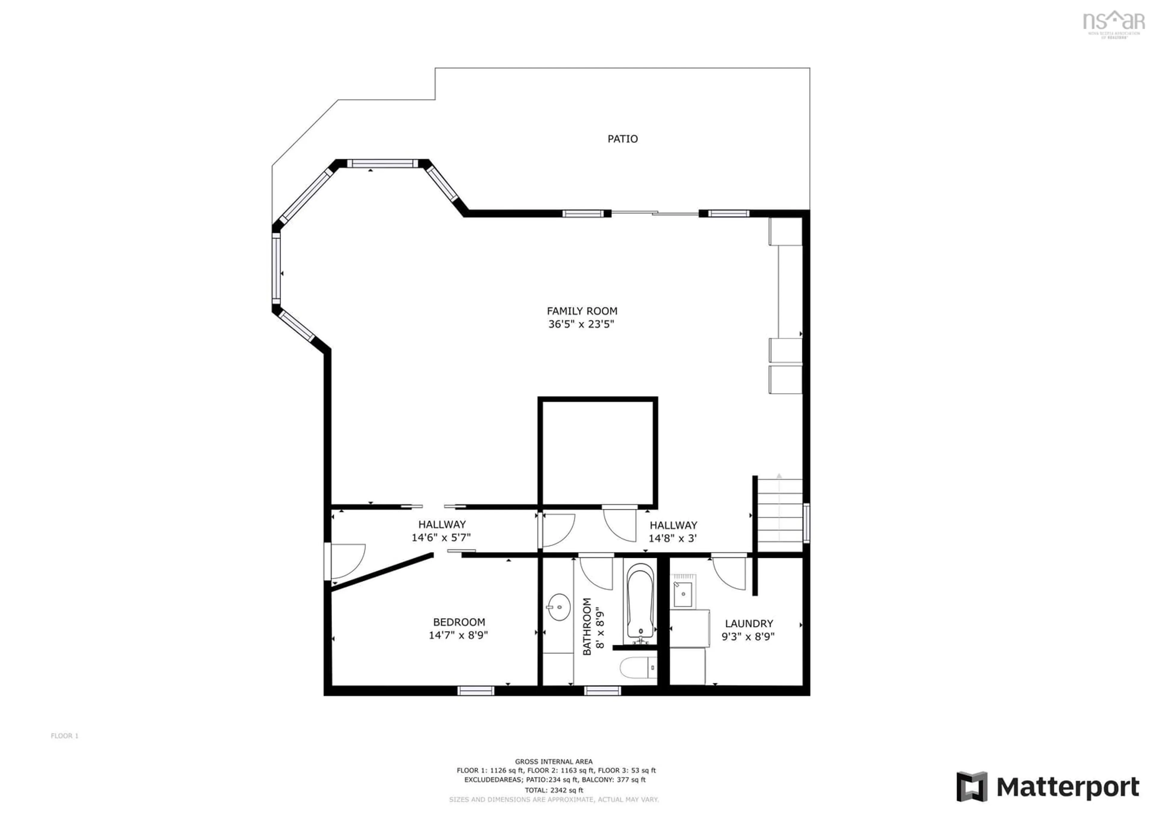 Floor plan for 180 Noonan Dr, Prospect Nova Scotia B3T 2H2