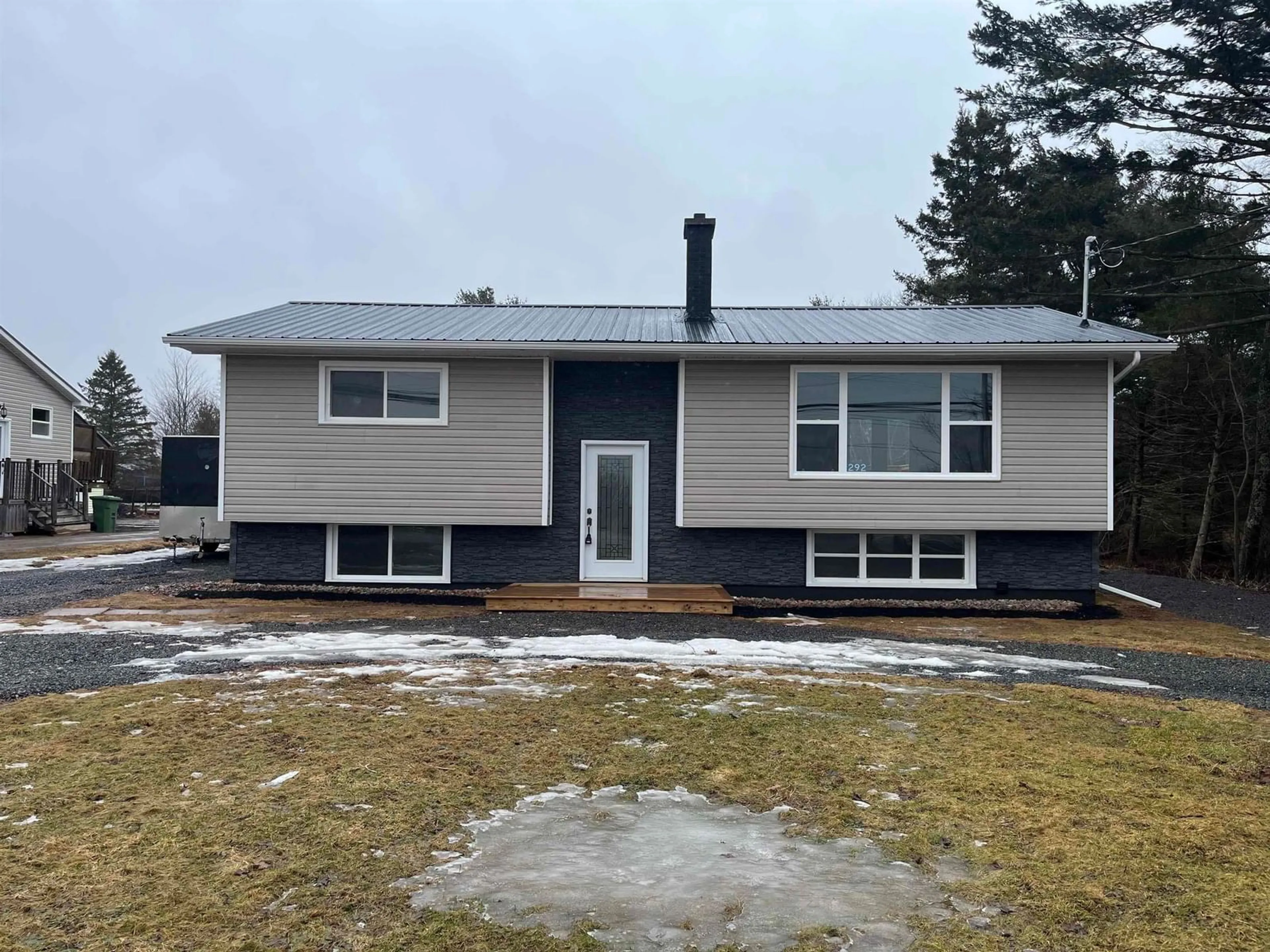 Home with vinyl exterior material, street for 292 Vimy Rd, Bible Hill Nova Scotia B2N 4J9