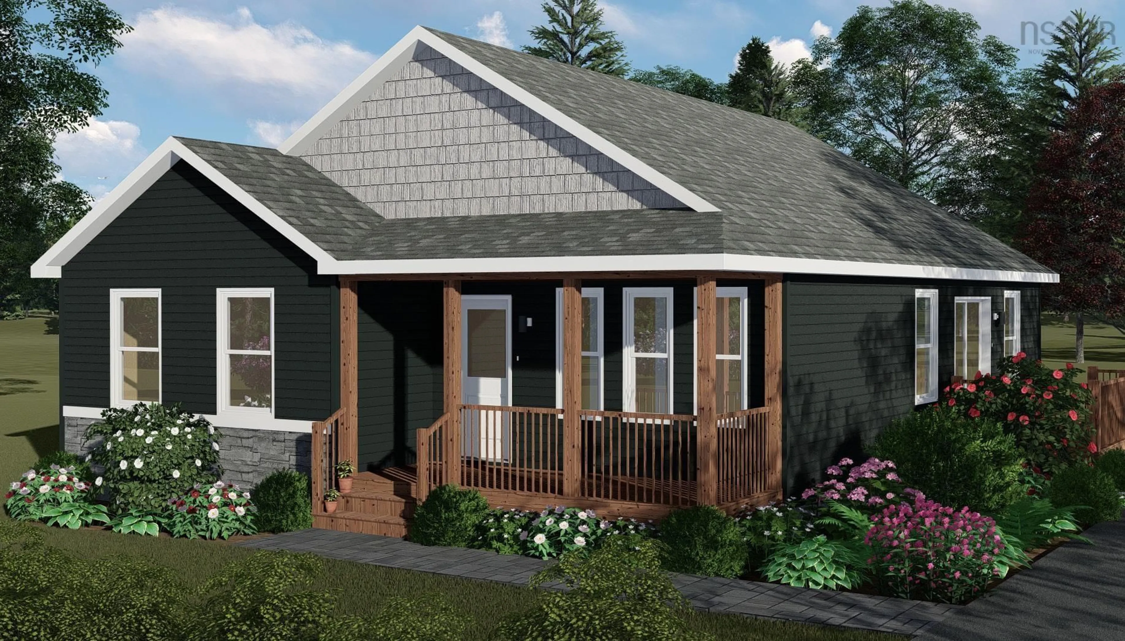 Home with vinyl exterior material, street for Old Renfrew Rd #Lot 14, Upper Rawdon Nova Scotia B0N 2N0