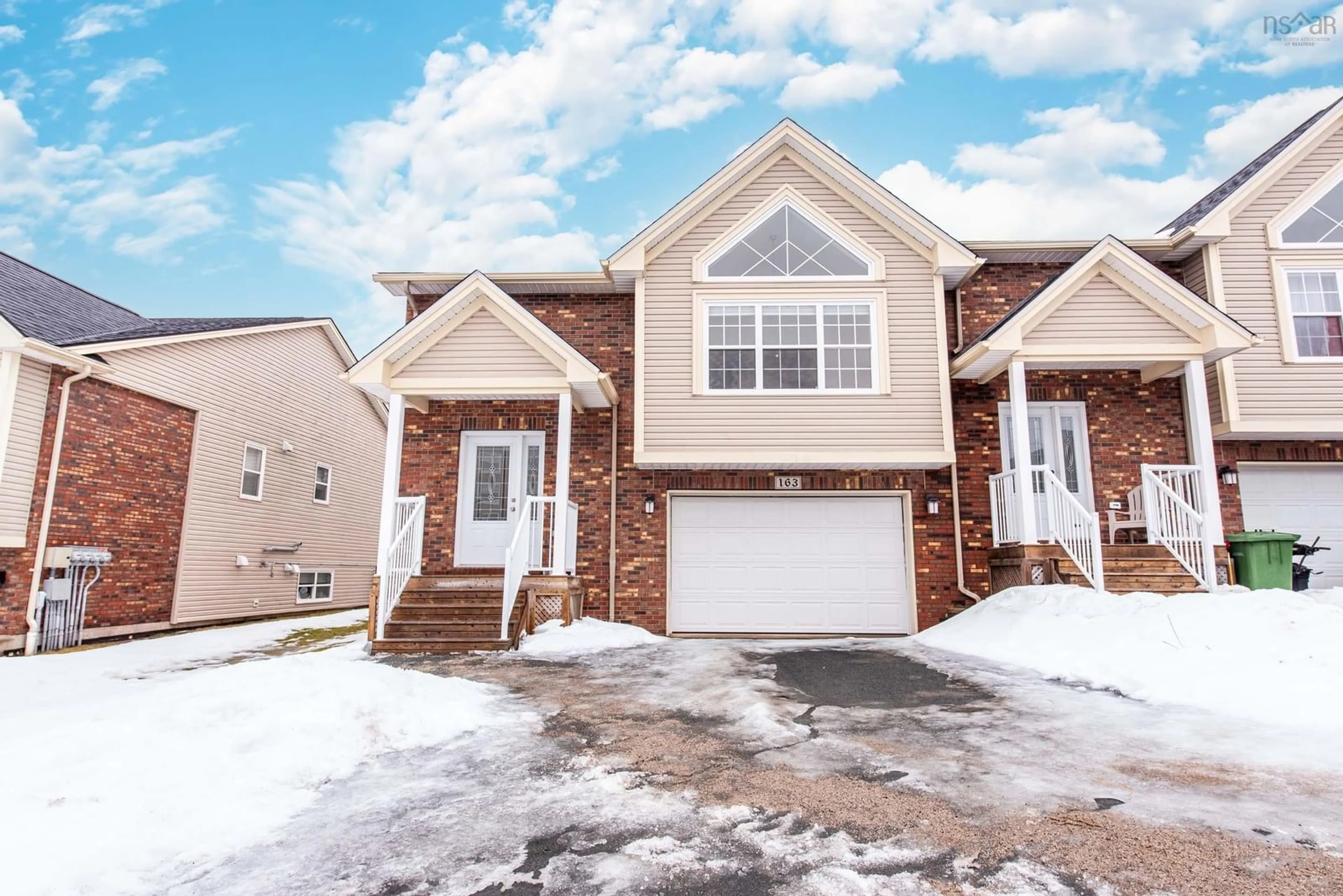 Home with brick exterior material, street for 163 Basswood Run, Halifax Nova Scotia B2W 0J5