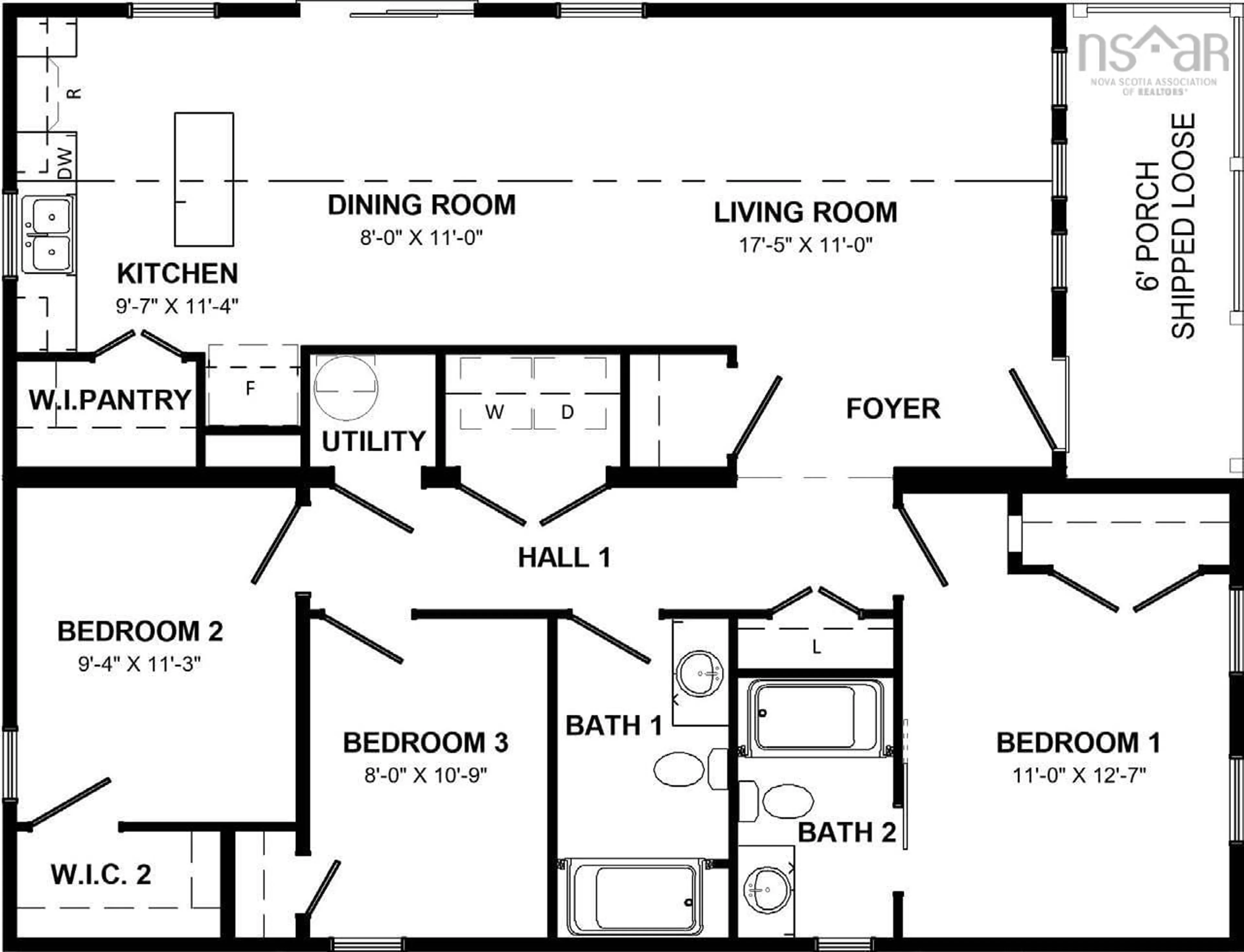 Floor plan for Old Renfrew Rd #Lot 16, Upper Rawdon Nova Scotia B0N 2N0