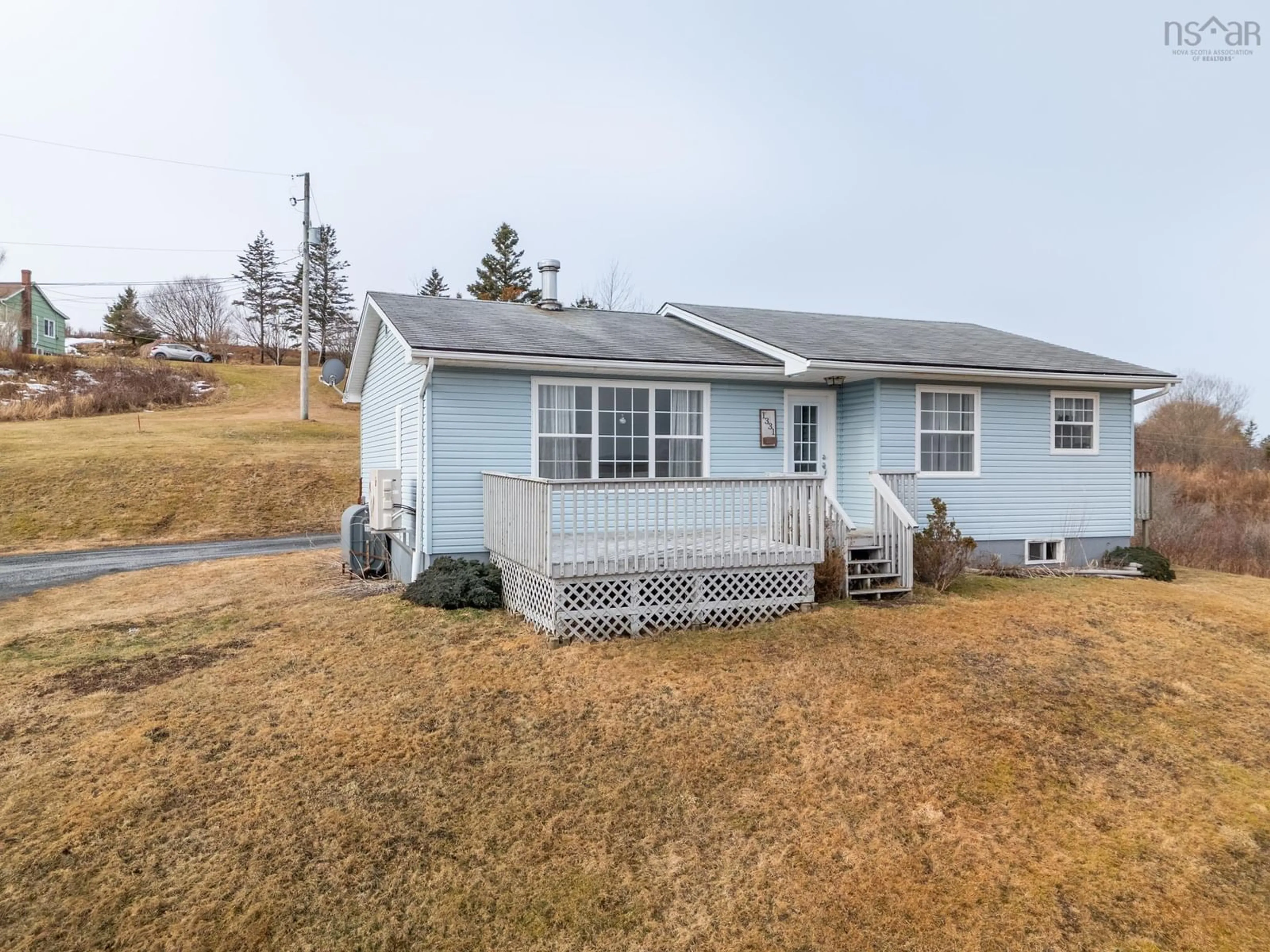 A pic from outside/outdoor area/front of a property/back of a property/a pic from drone, street for 1331 Main Shore Road, Sandford Nova Scotia B5A 5K8