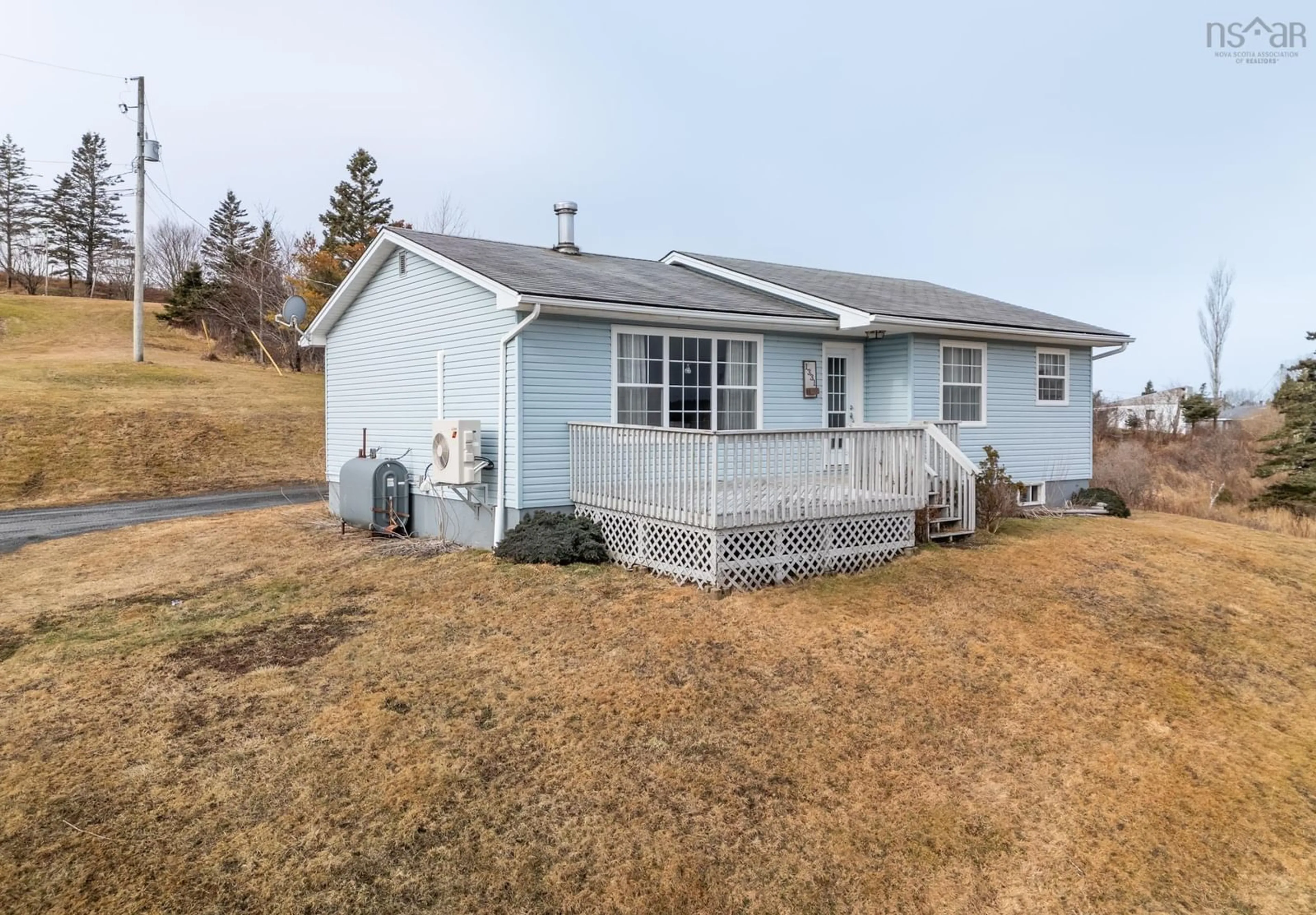 A pic from outside/outdoor area/front of a property/back of a property/a pic from drone, unknown for 1331 Main Shore Road, Sandford Nova Scotia B5A 5K8