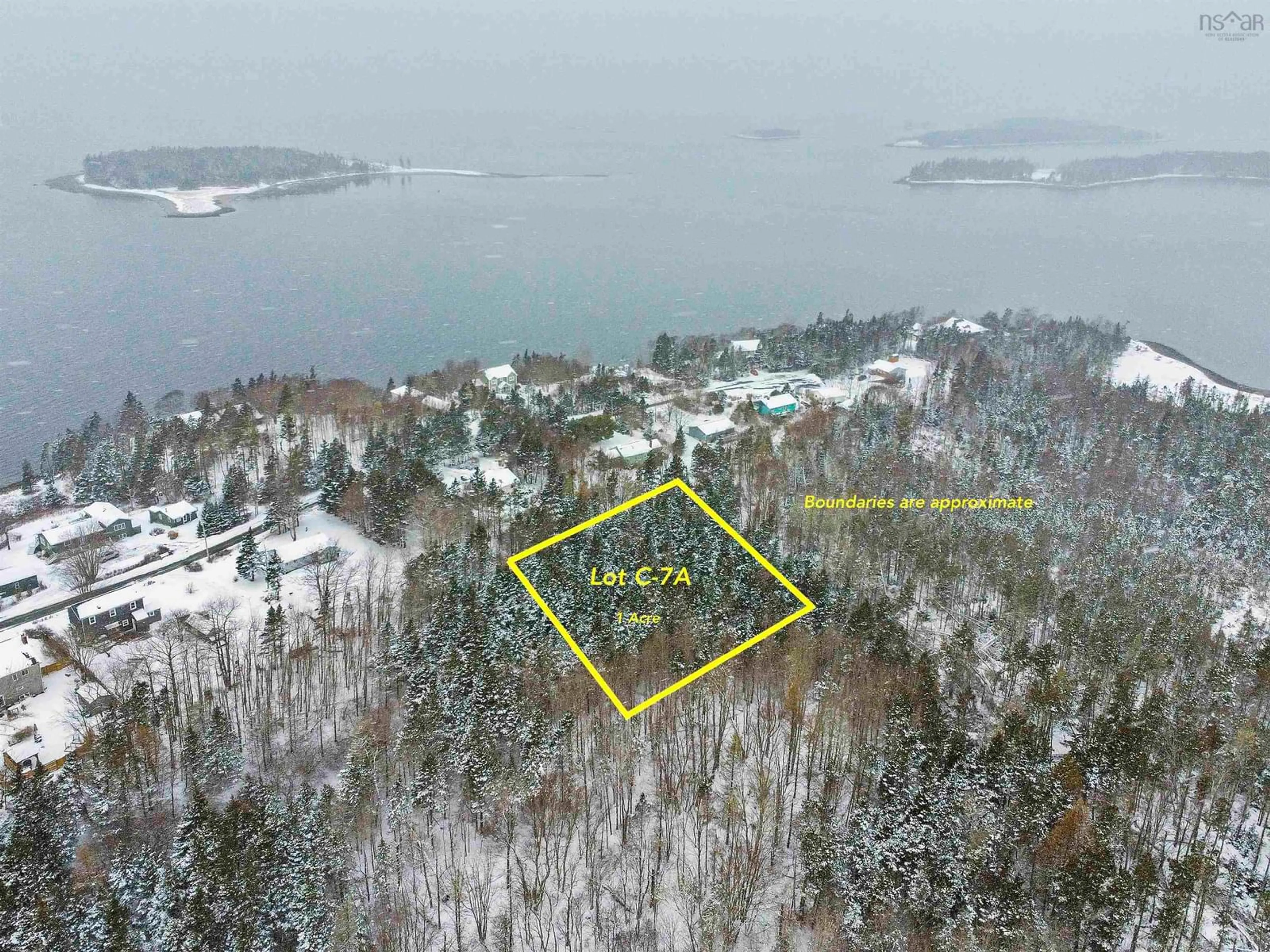 A pic from outside/outdoor area/front of a property/back of a property/a pic from drone, water/lake/river/ocean view for Bayview Dr #Lot C-7A, Hackett's Cove Nova Scotia B3Z 3J9