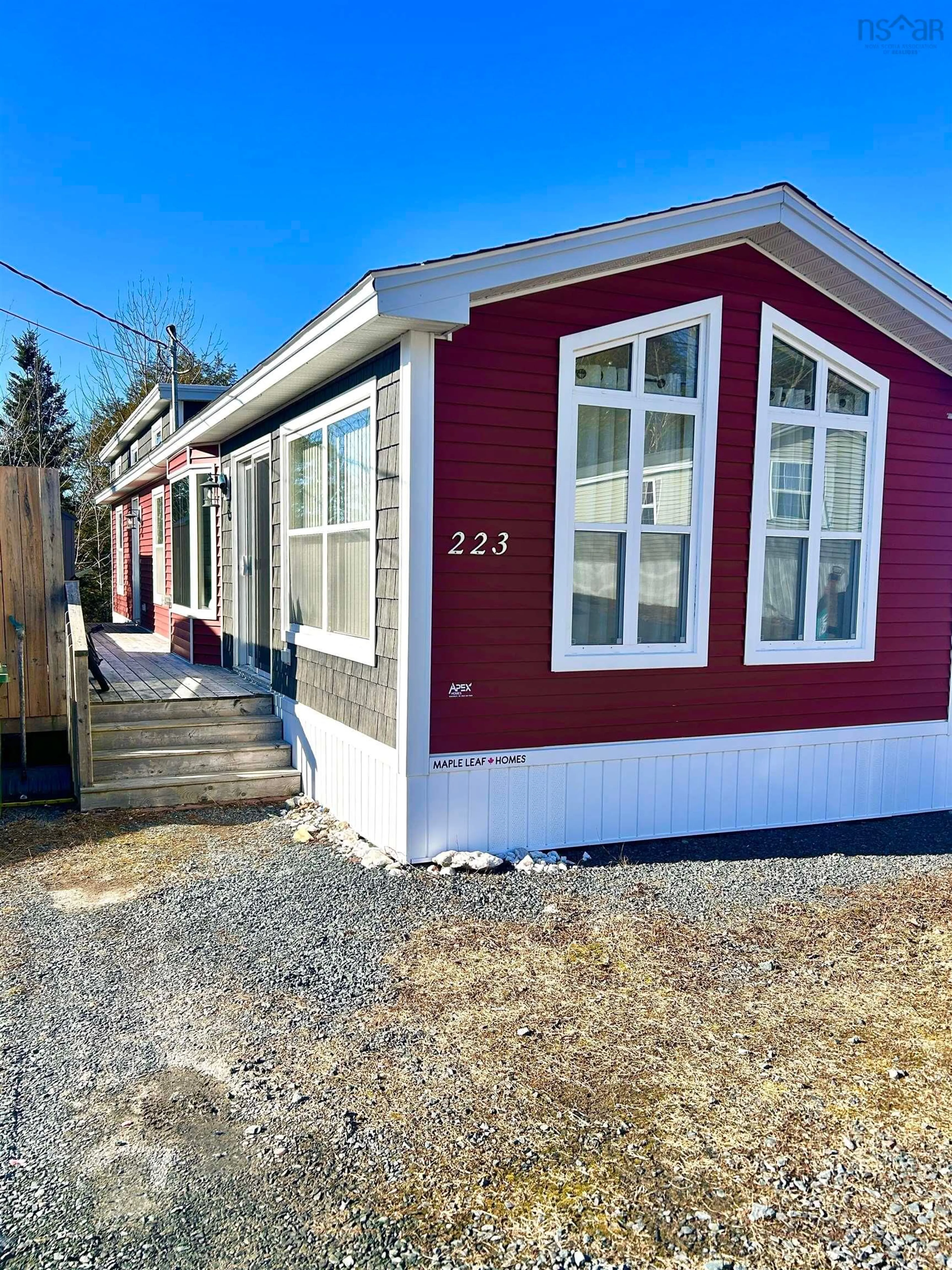 Home with vinyl exterior material, street for 223 Parklane Dr, Lower Sackville Nova Scotia B4C 2W8