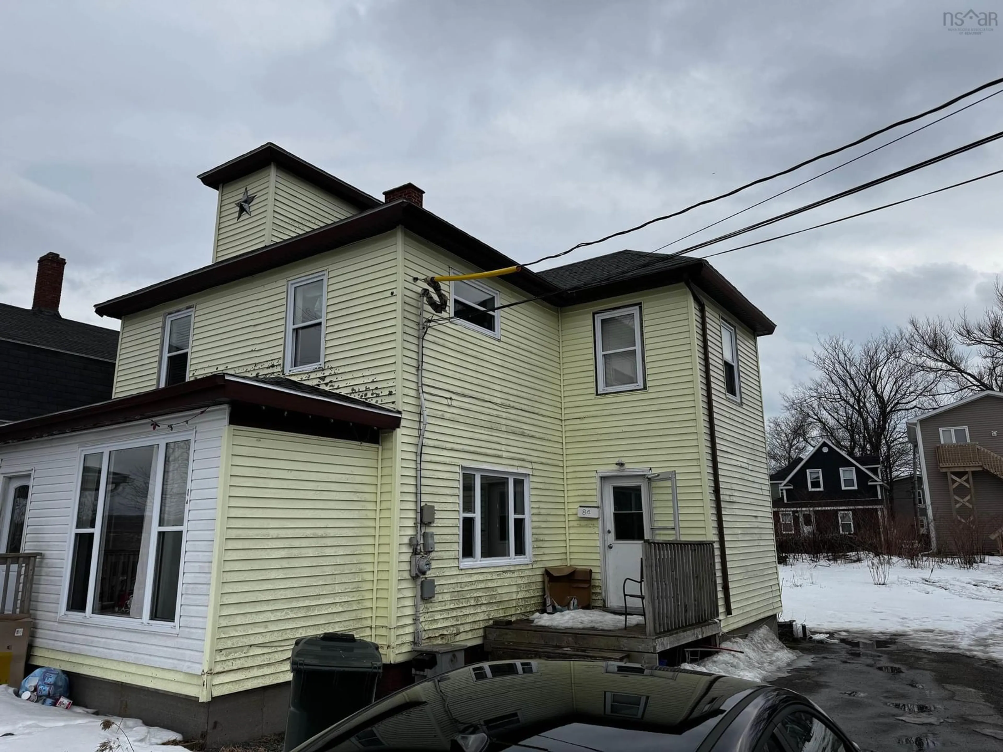 A pic from outside/outdoor area/front of a property/back of a property/a pic from drone, building for 84 Intercolonial St, Sydney Nova Scotia B1P 1S6