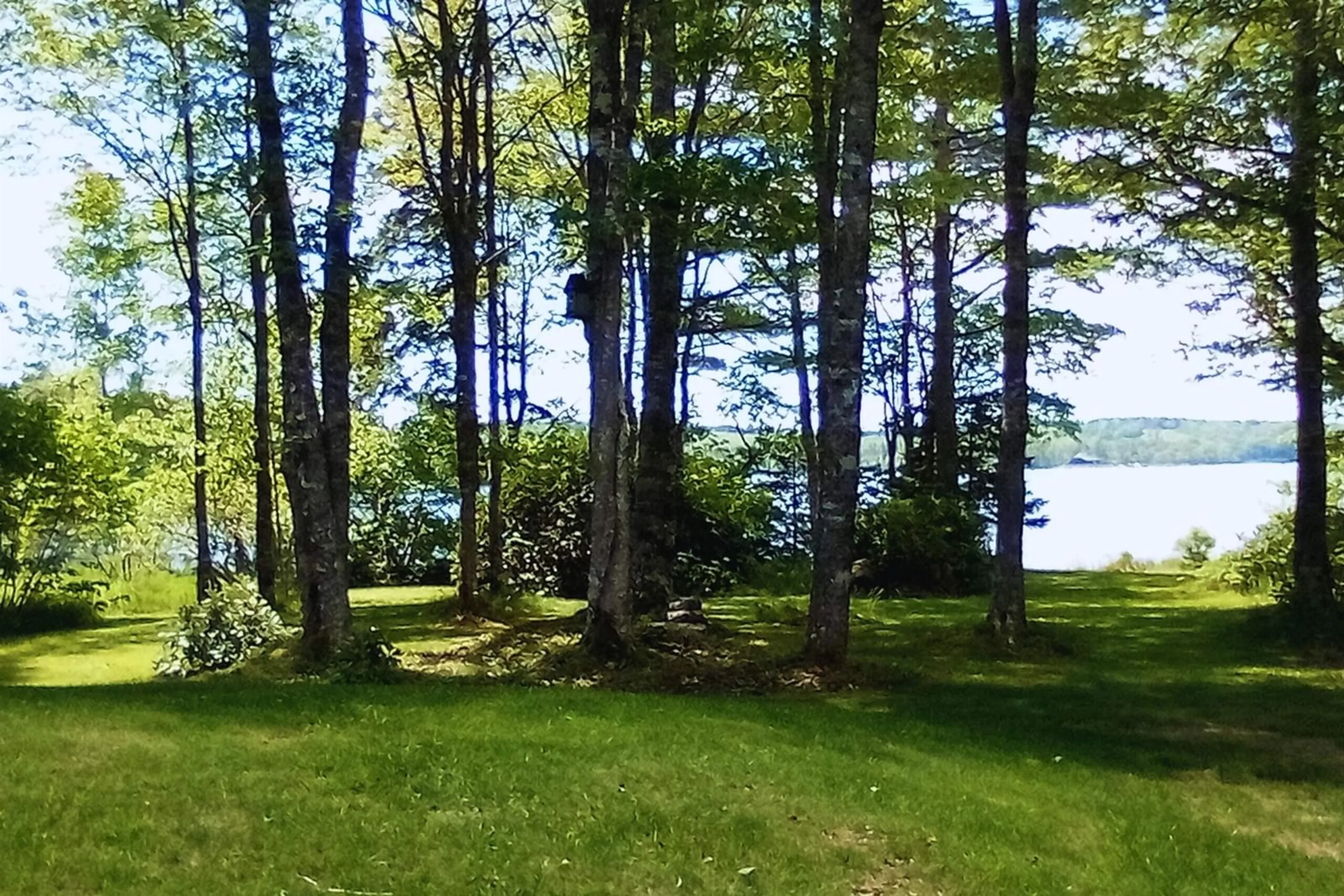 A pic from outside/outdoor area/front of a property/back of a property/a pic from drone, water/lake/river/ocean view for 41 Lakeview Cir, Conquerall Mills Nova Scotia B4V 6A9