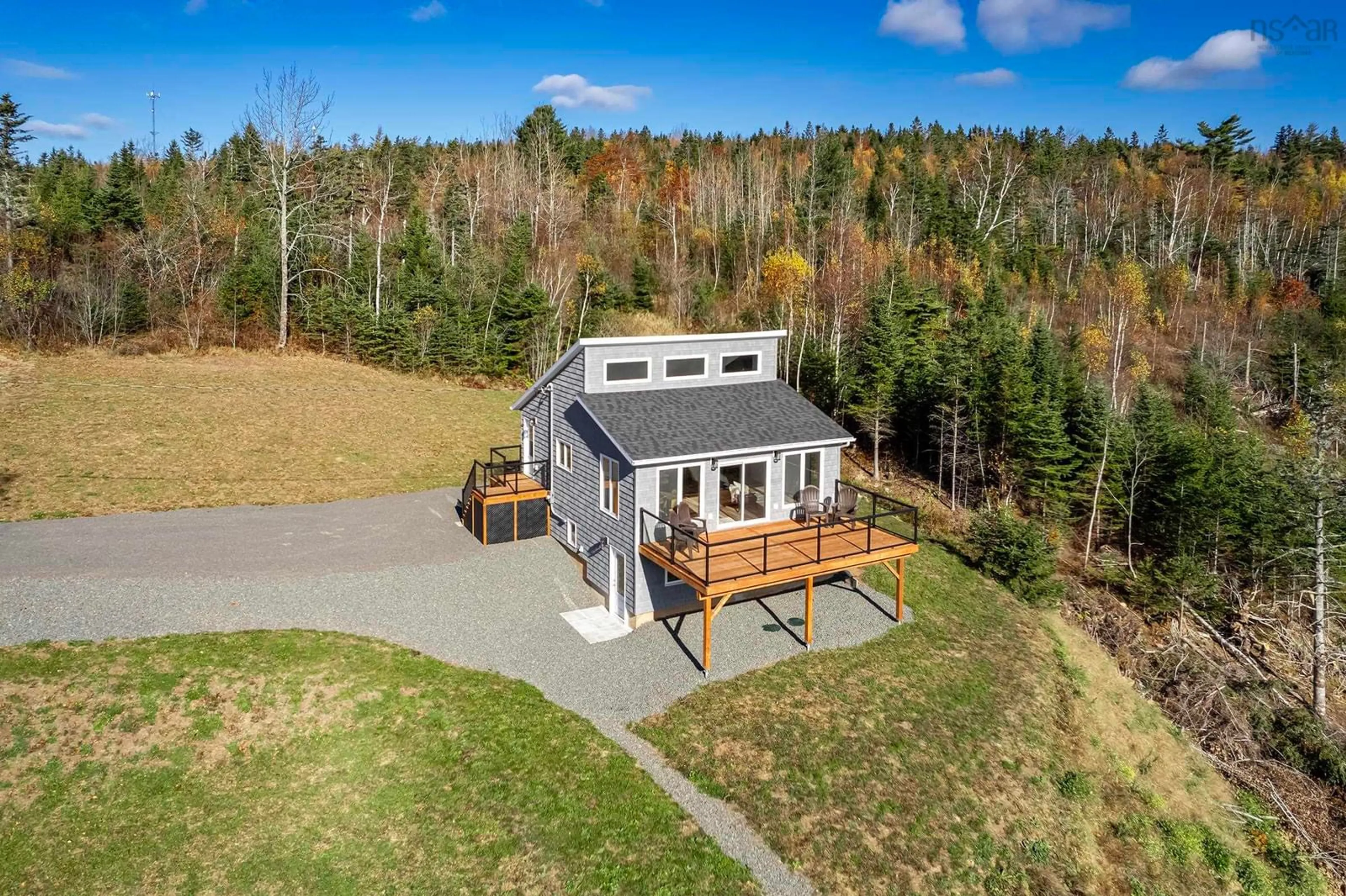 A pic from outside/outdoor area/front of a property/back of a property/a pic from drone, unknown for 874 Stronach Mountain Rd, Melvern Square Nova Scotia B0P 1R0