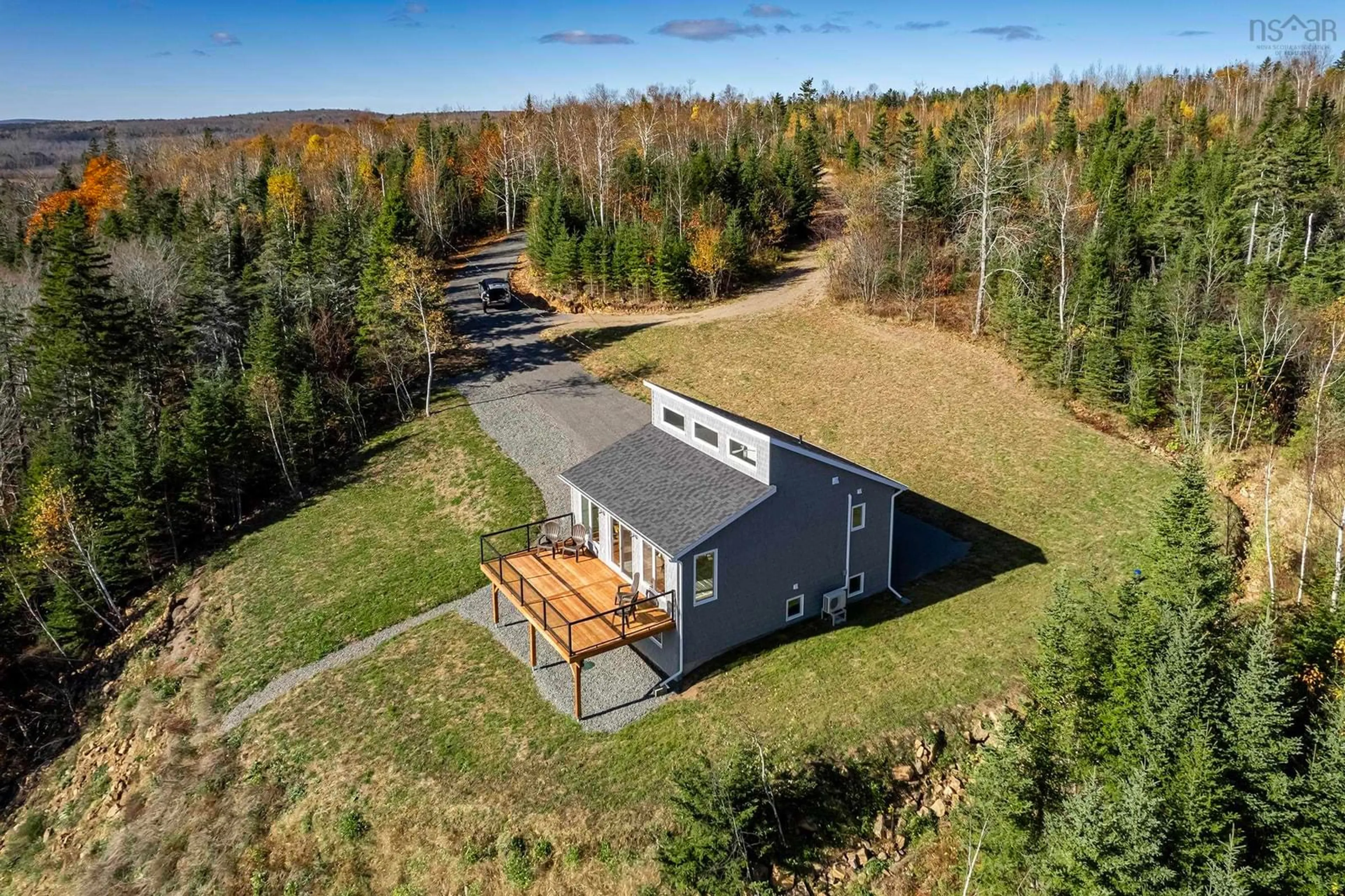 A pic from outside/outdoor area/front of a property/back of a property/a pic from drone, unknown for 874 Stronach Mountain Rd, Melvern Square Nova Scotia B0P 1R0