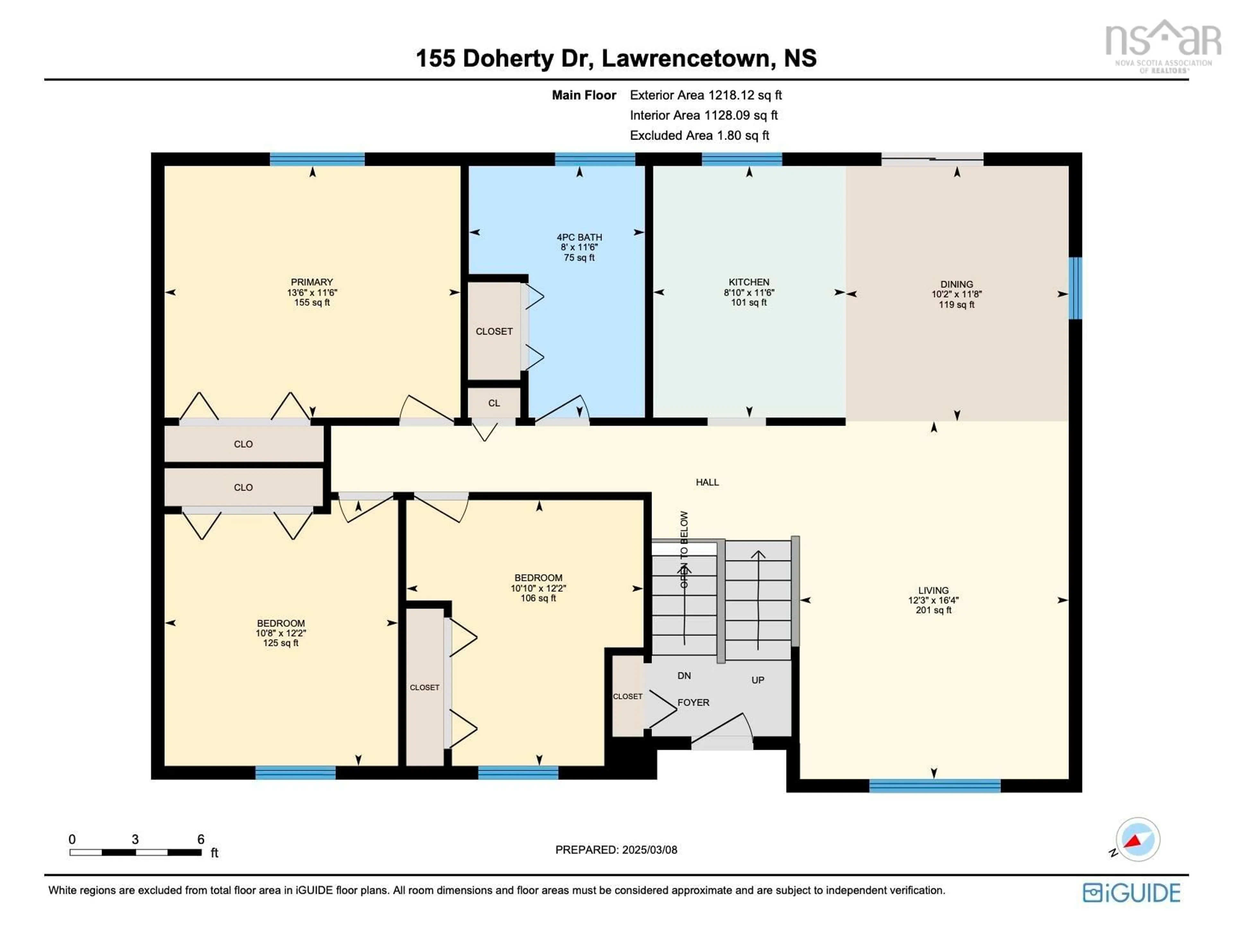 Floor plan for 155 Doherty Dr, Lawrencetown Nova Scotia B2Z 1C8