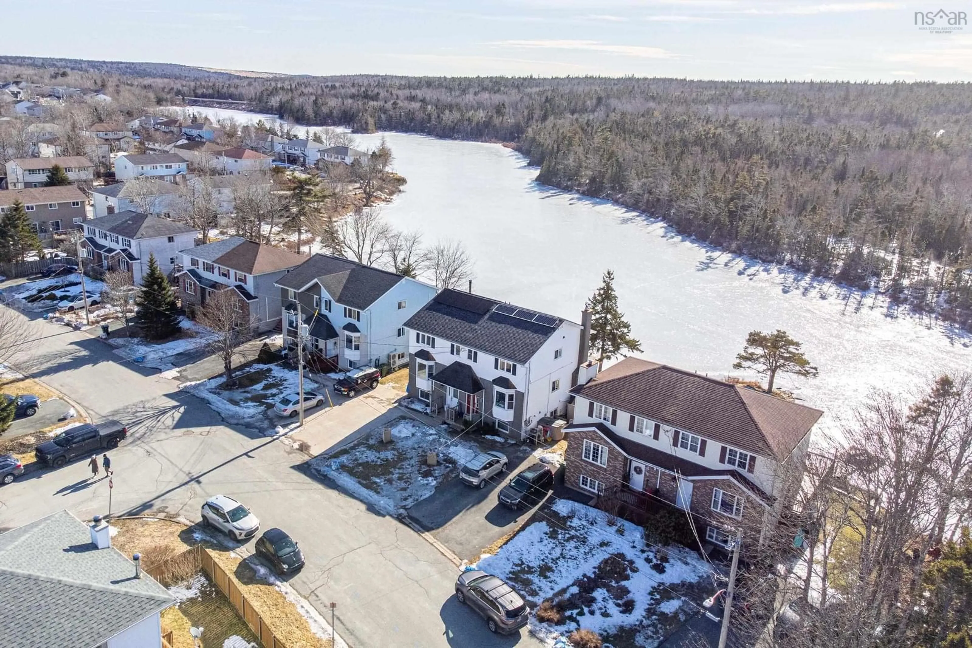 A pic from outside/outdoor area/front of a property/back of a property/a pic from drone, water/lake/river/ocean view for 18 Tiger Maple Dr, Timberlea Nova Scotia B3T 1G7