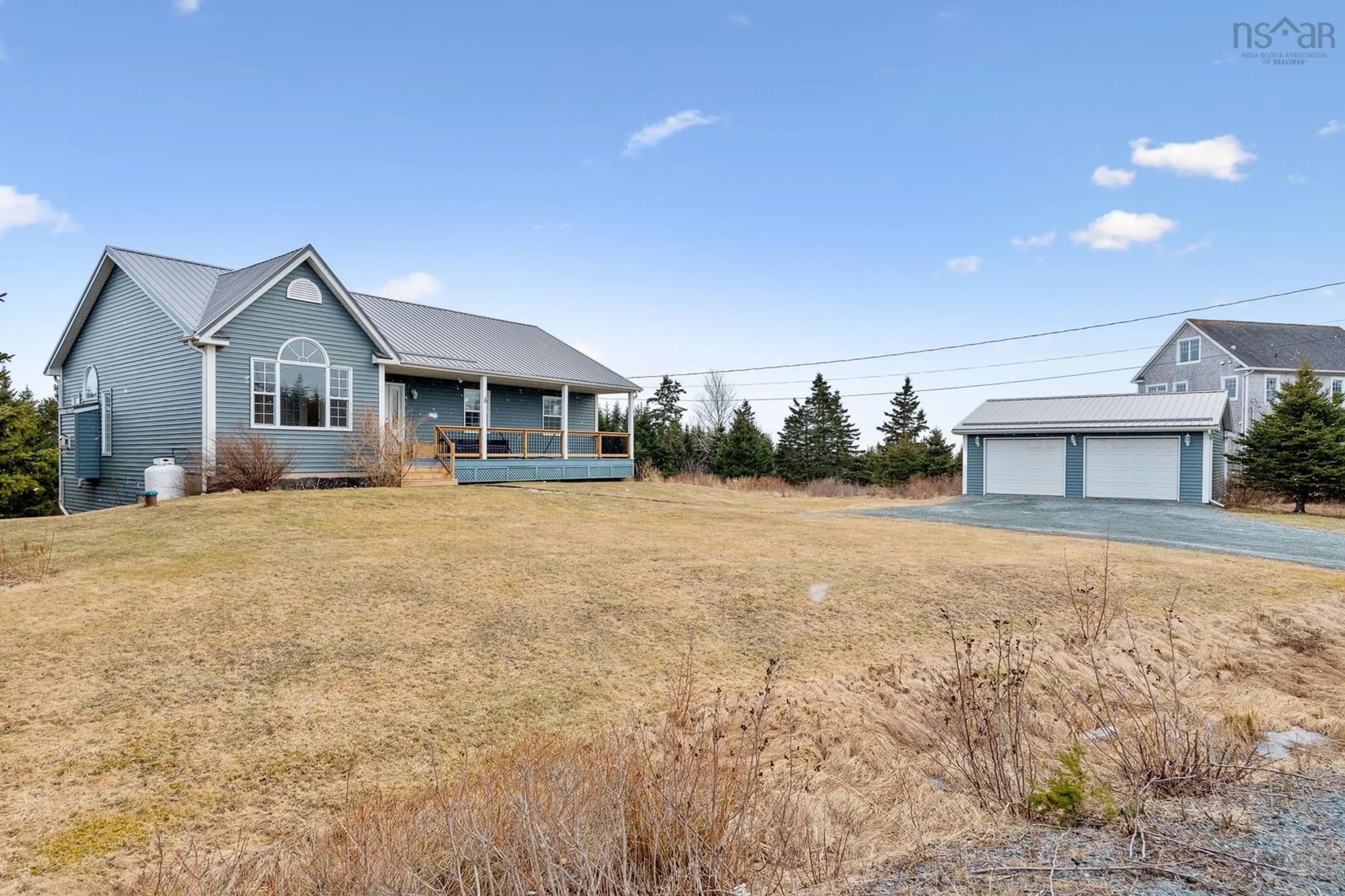 A pic from outside/outdoor area/front of a property/back of a property/a pic from drone, unknown for 21 Leeward Lane, East Lawrencetown Nova Scotia B2X 1V2