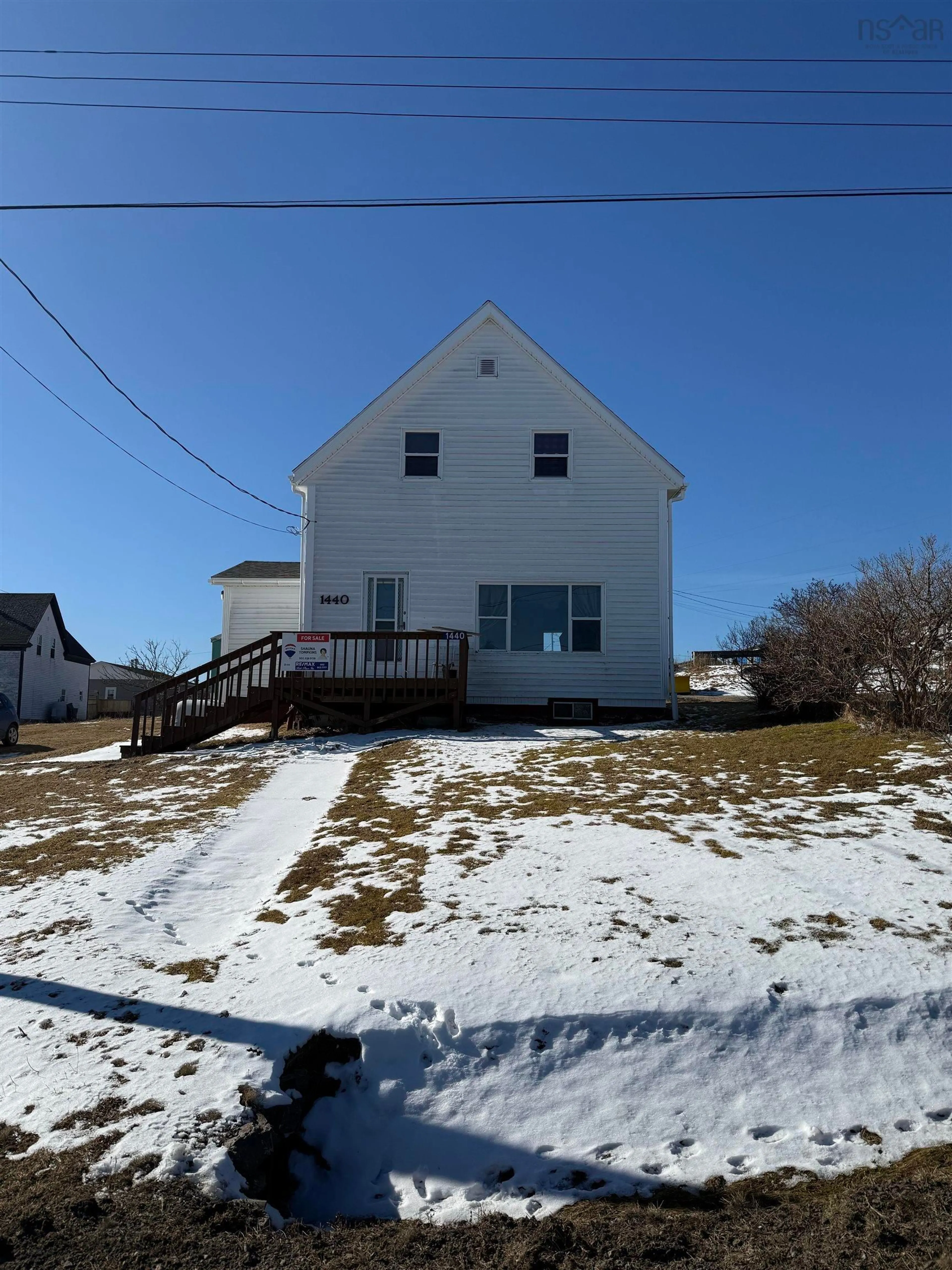 A pic from outside/outdoor area/front of a property/back of a property/a pic from drone, street for 1440 Union St, Canso Nova Scotia B0H 1H0