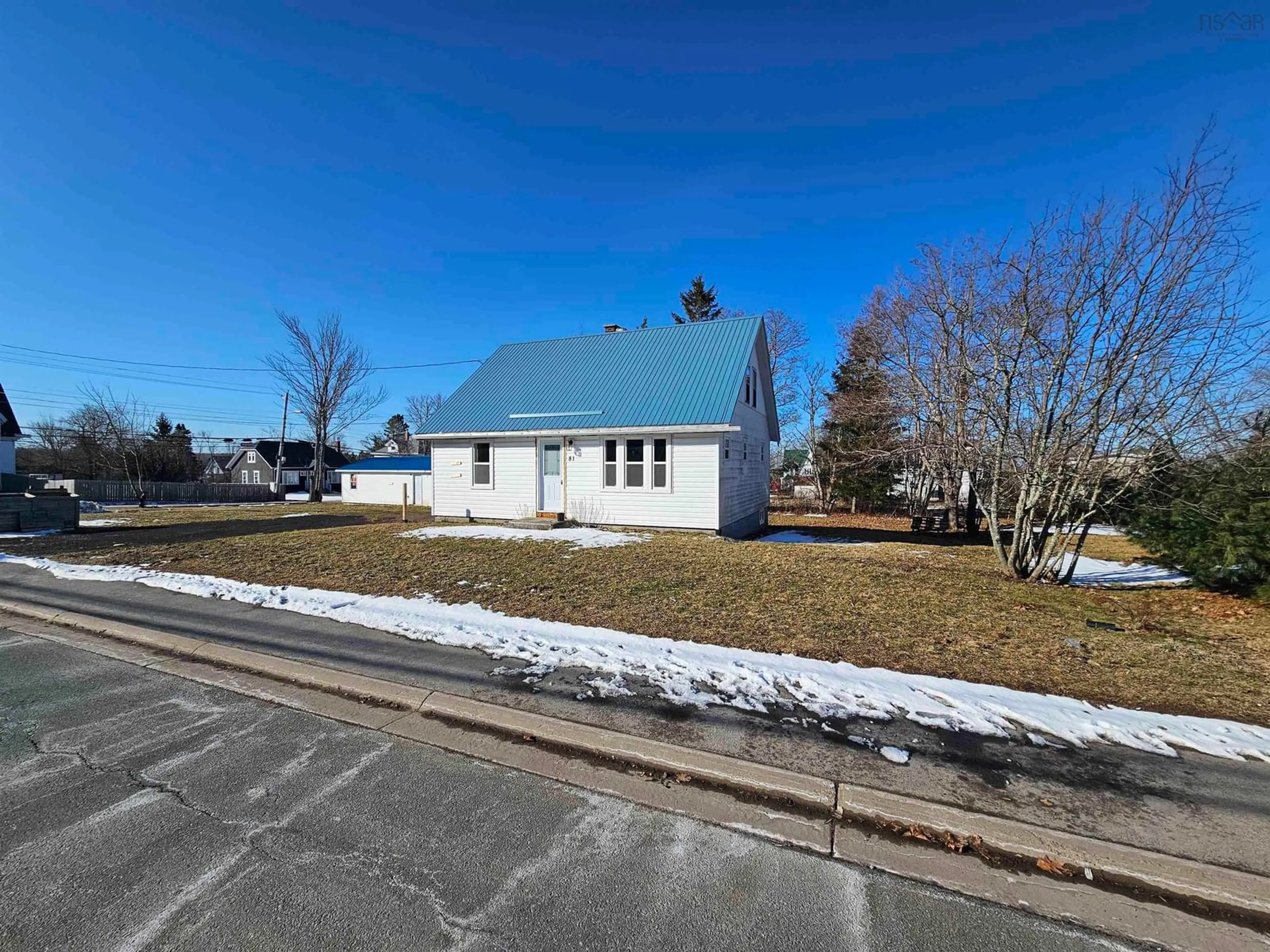 A pic from outside/outdoor area/front of a property/back of a property/a pic from drone, street for 81 Church St, Springhill Nova Scotia B0M 1X0