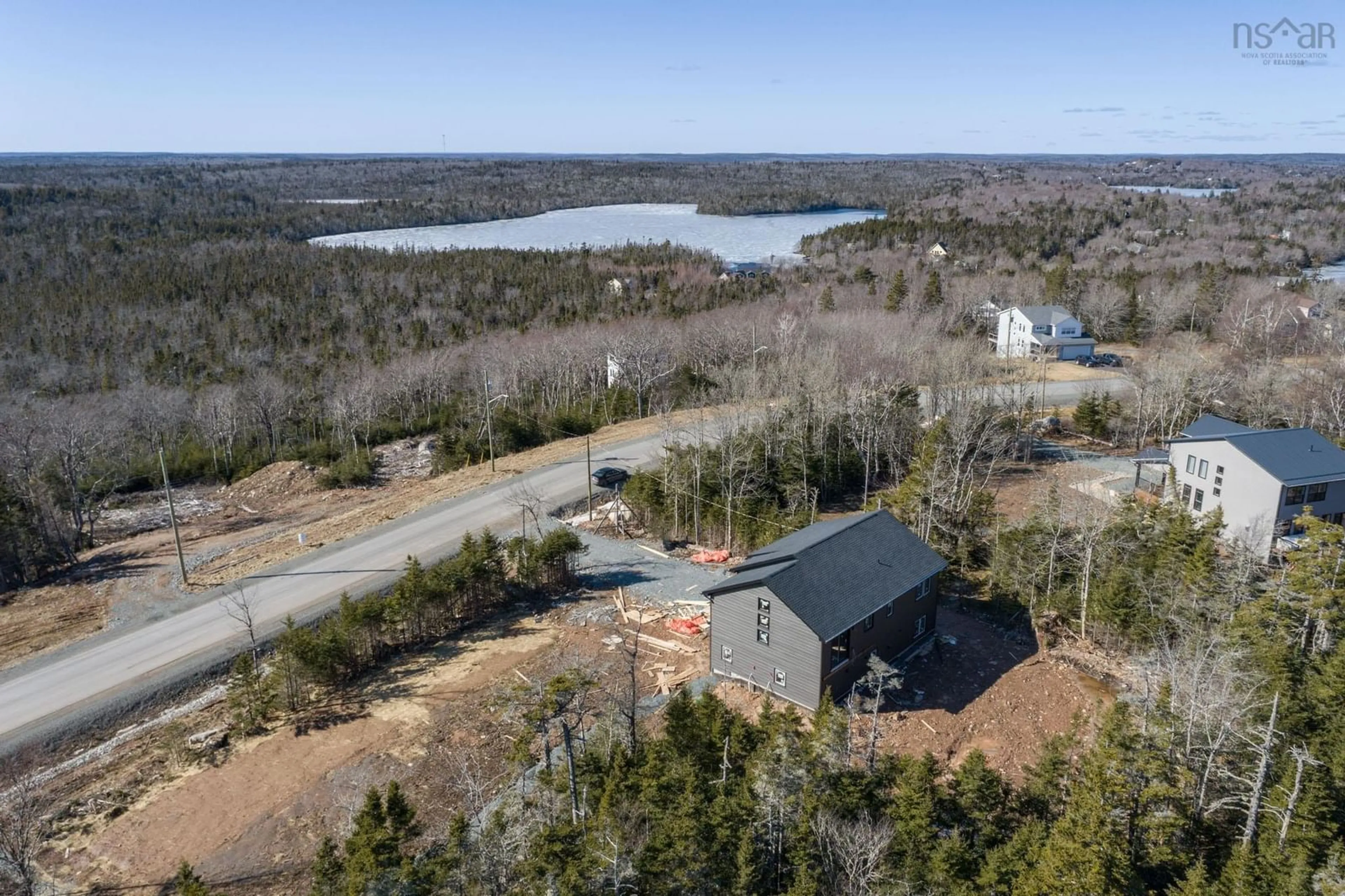 A pic from outside/outdoor area/front of a property/back of a property/a pic from drone, water/lake/river/ocean view for Lot 305 Hideaway Trail, Brookside Nova Scotia B3T 0M2