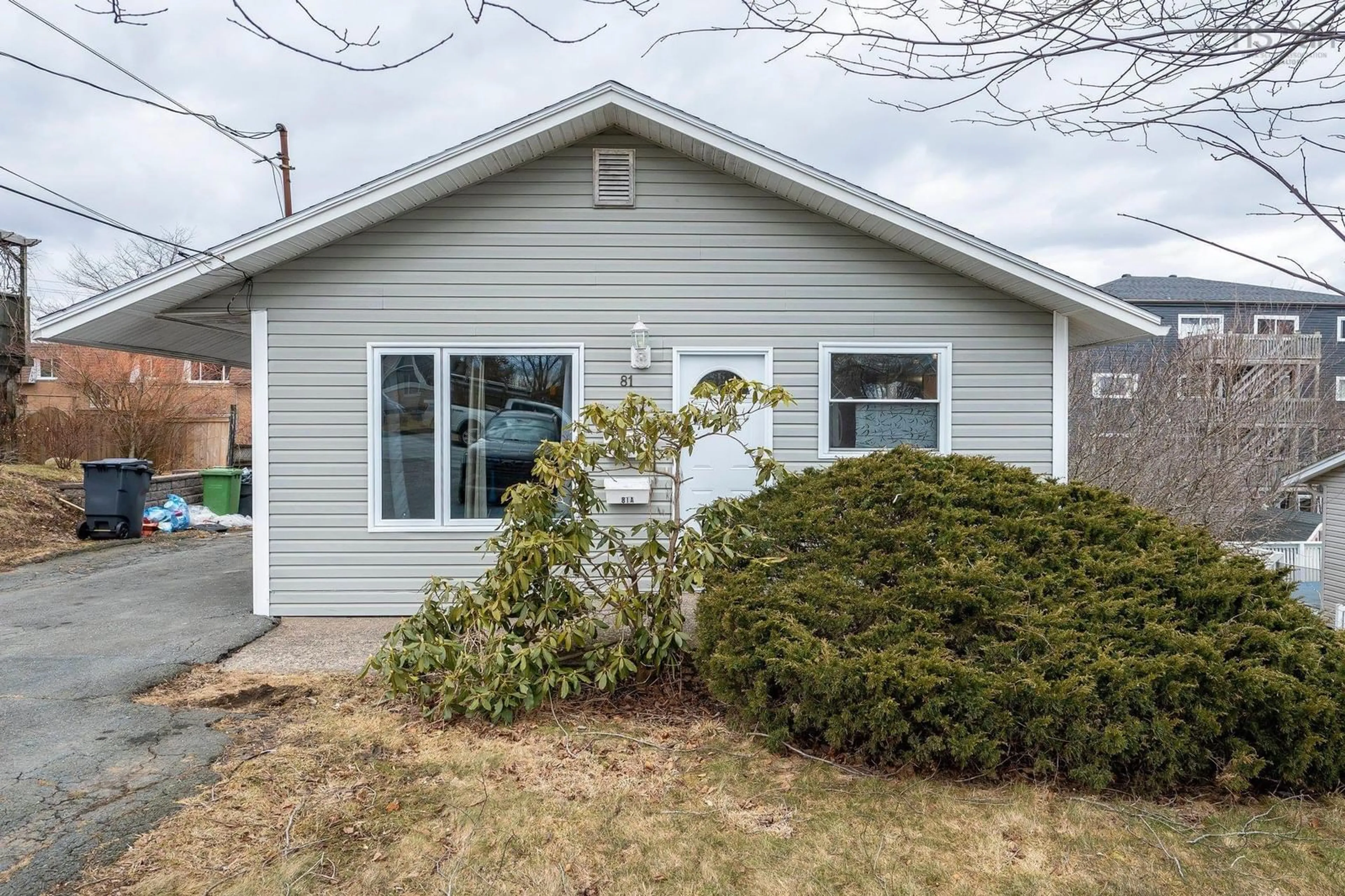 Home with vinyl exterior material, street for 81 Frederick Ave, Halifax Nova Scotia B3N 2K9