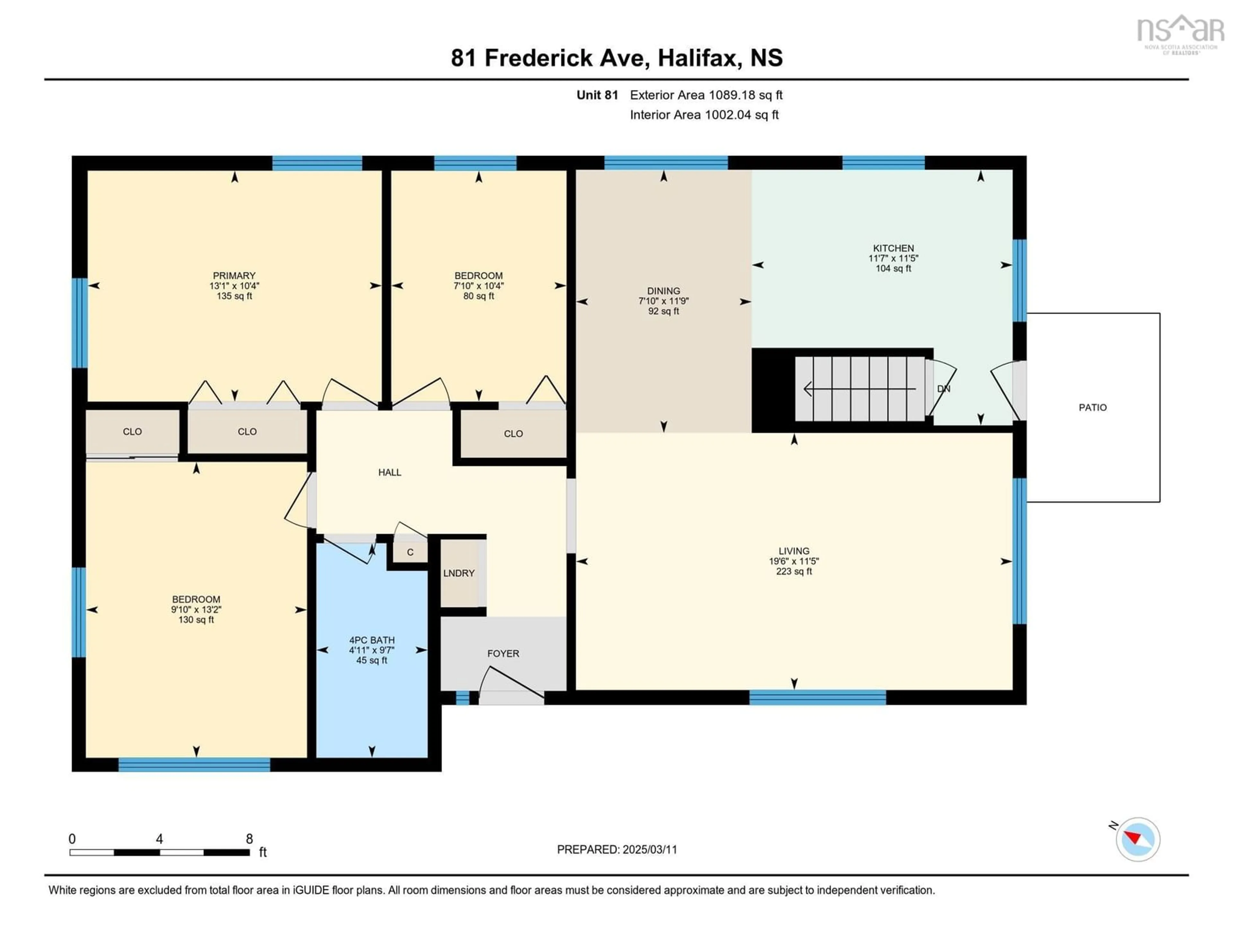 Floor plan for 81 Frederick Ave, Halifax Nova Scotia B3N 2K9