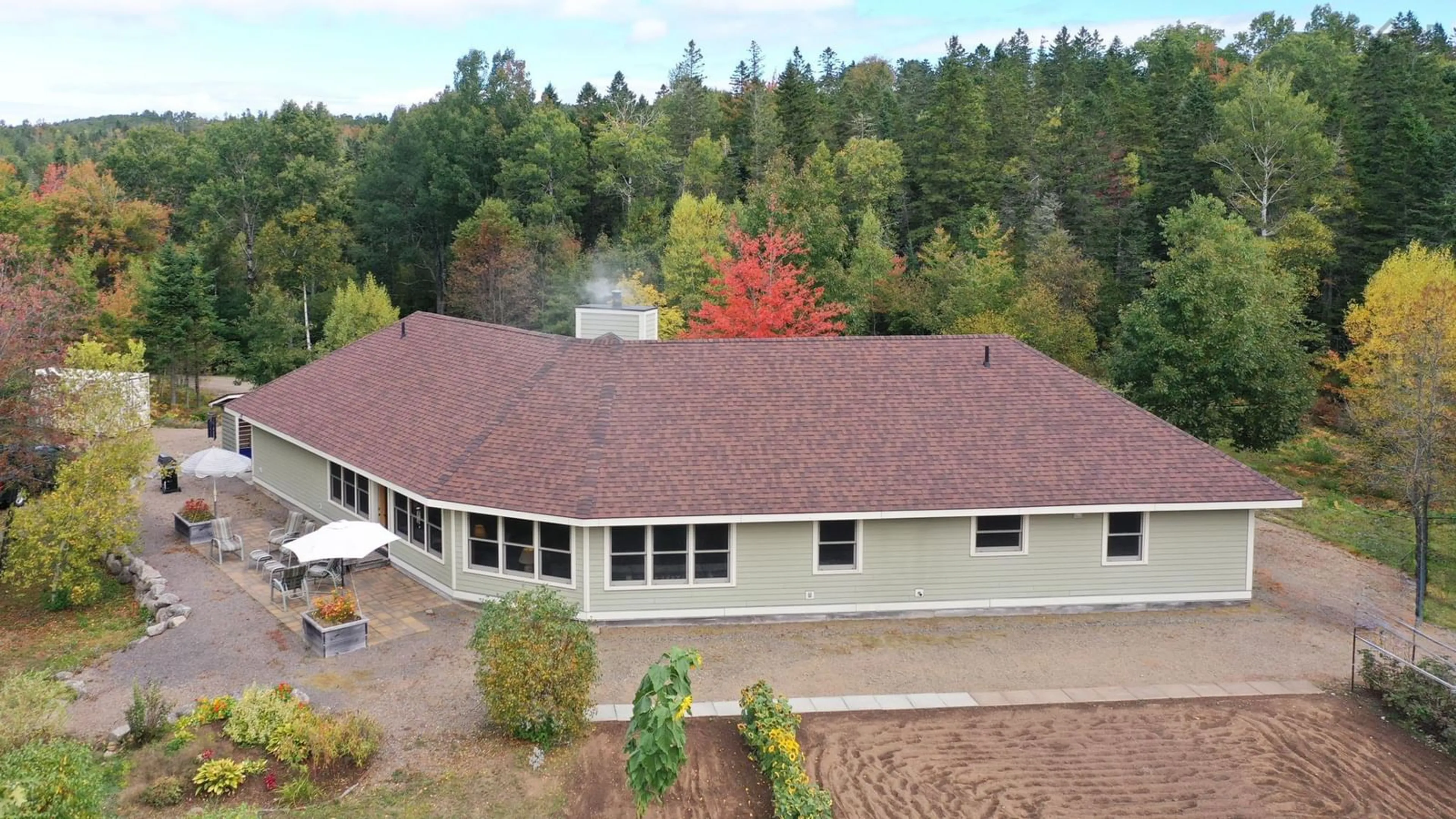 A pic from outside/outdoor area/front of a property/back of a property/a pic from drone, building for 2328 Black River Rd, Lumsden Dam Nova Scotia B4P 2R1