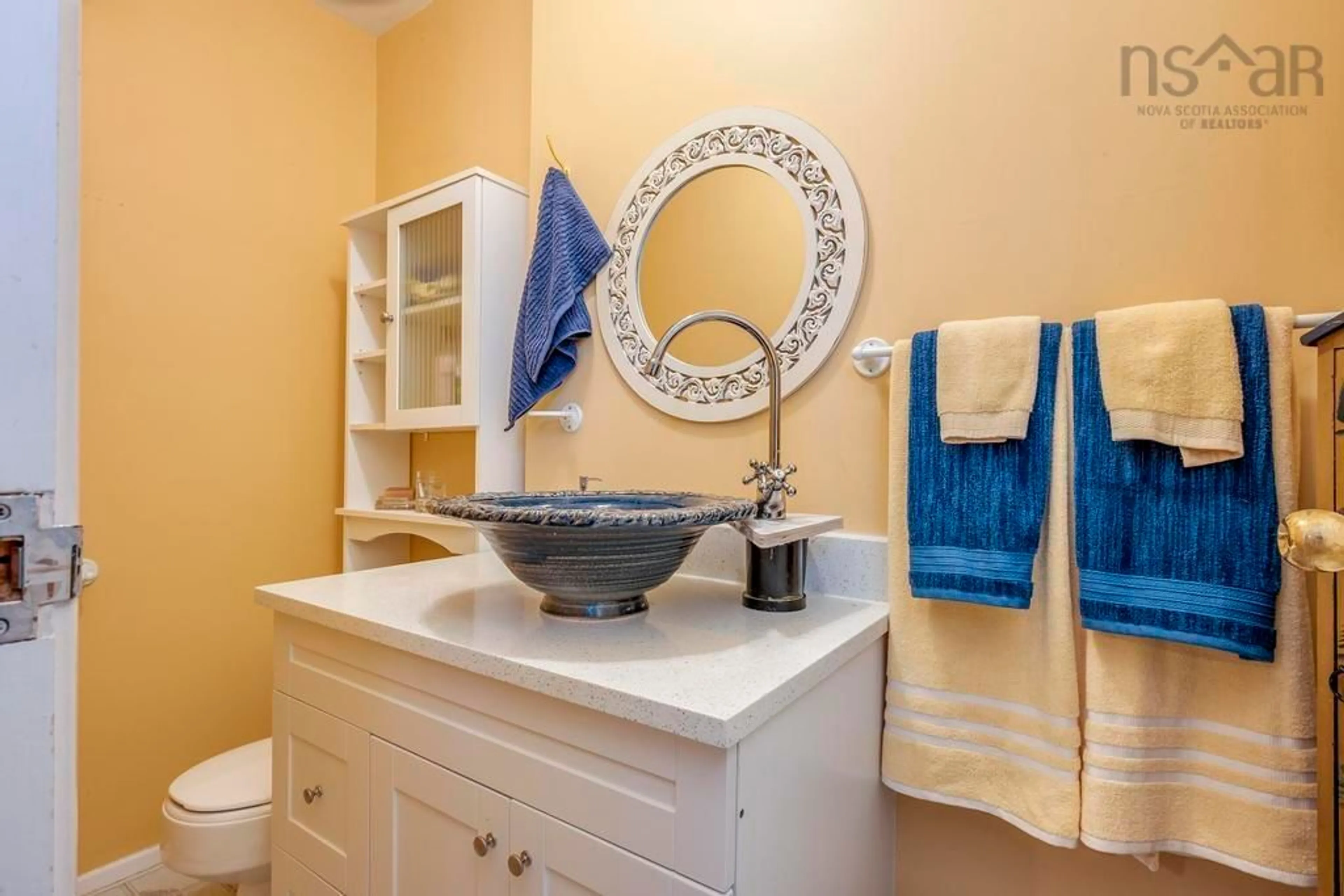 Contemporary bathroom, ceramic/tile floor for 5617 Carriageway Cres, Halifax Nova Scotia B3K 5K4