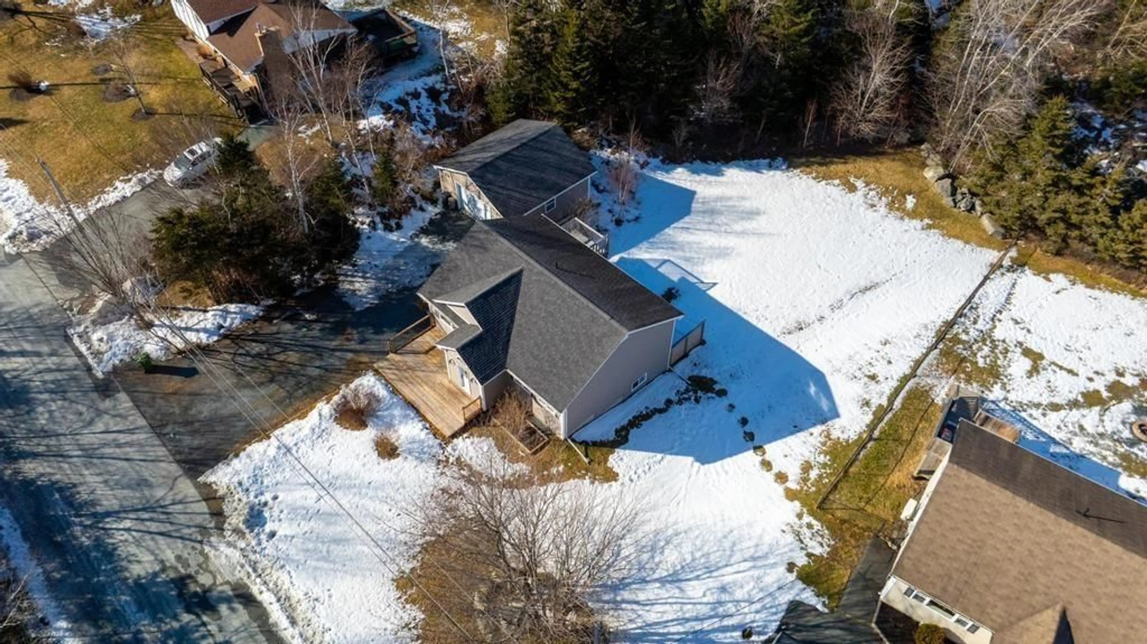 A pic from outside/outdoor area/front of a property/back of a property/a pic from drone, unknown for 14 Cathy Crt, Lawrencetown Nova Scotia B2Z 1L1