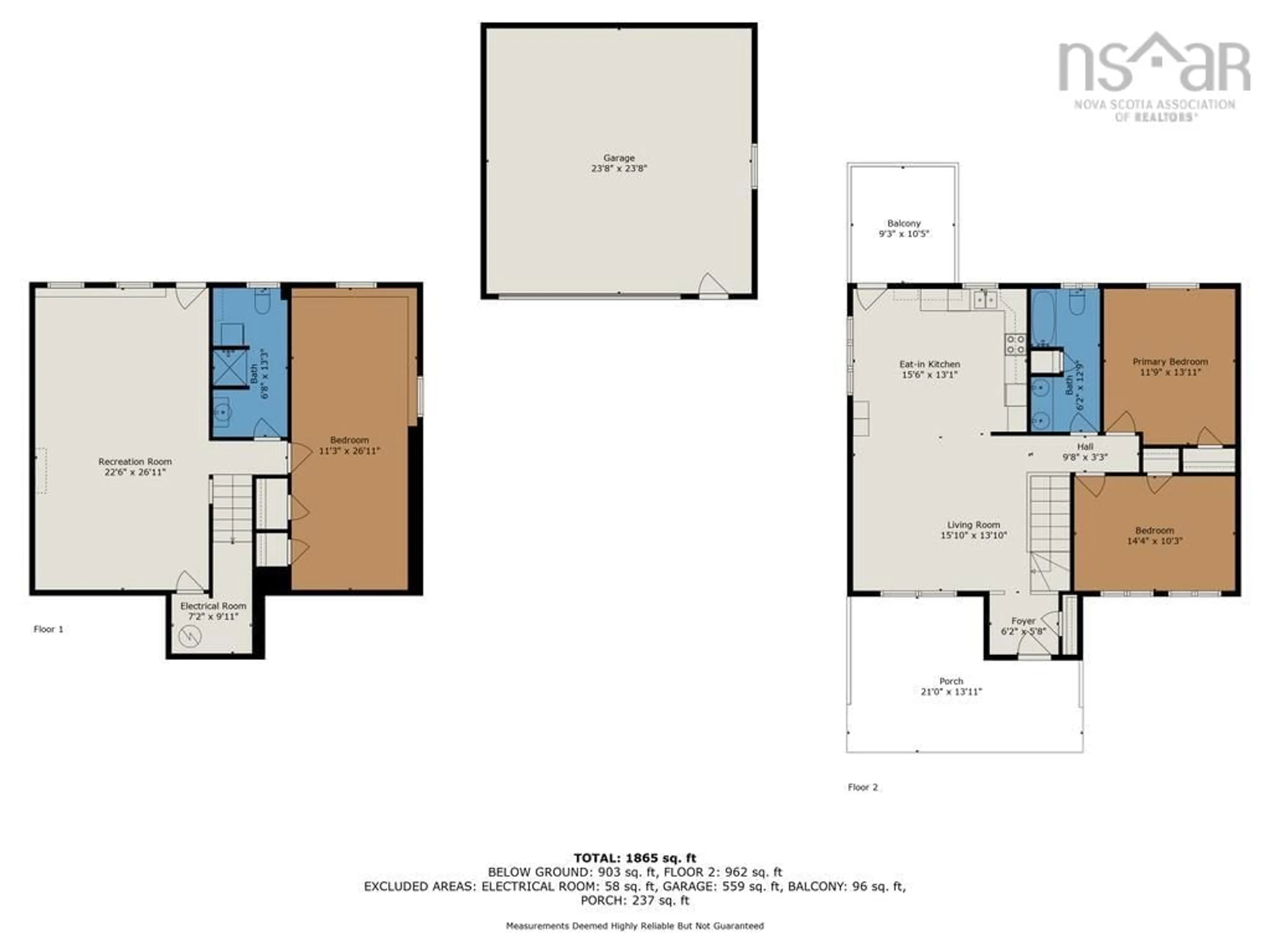 Floor plan for 14 Cathy Crt, Lawrencetown Nova Scotia B2Z 1L1