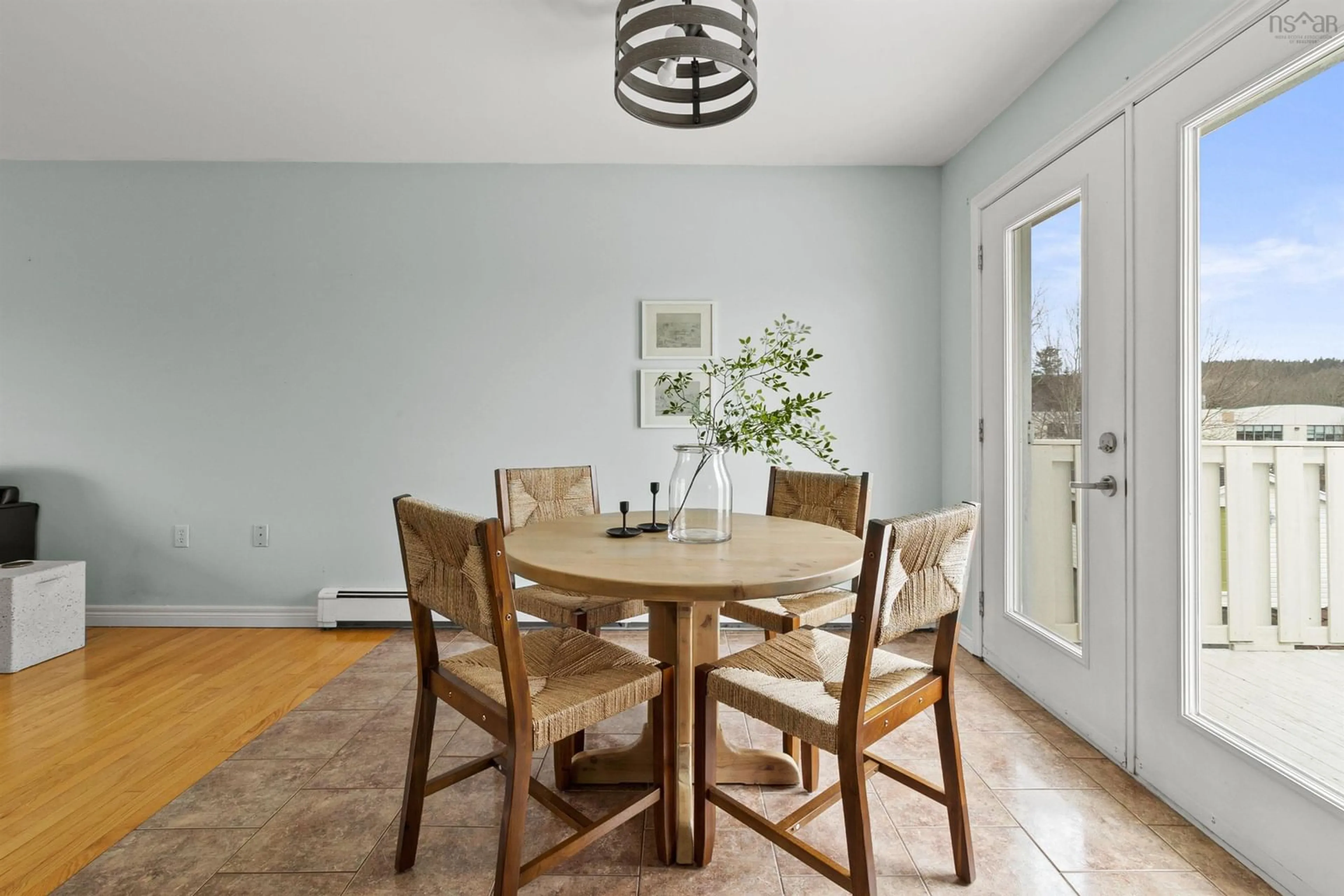 Dining room, wood/laminate floor for 27 Lucasville Road, Middle Sackville Nova Scotia B4E 3E8