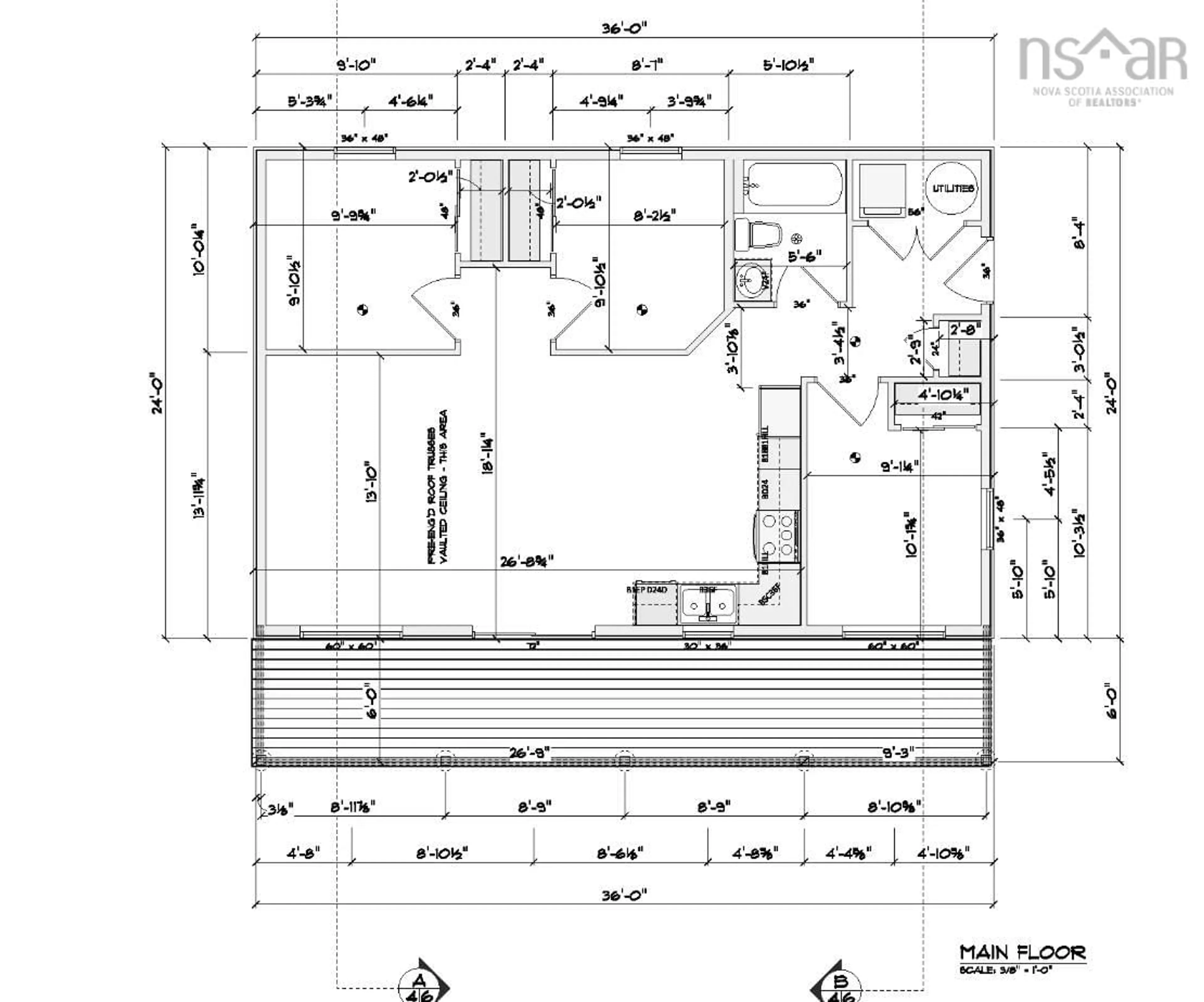 Floor plan for Loon Point Trail #99, East Uniacke Nova Scotia B0N 1Z0