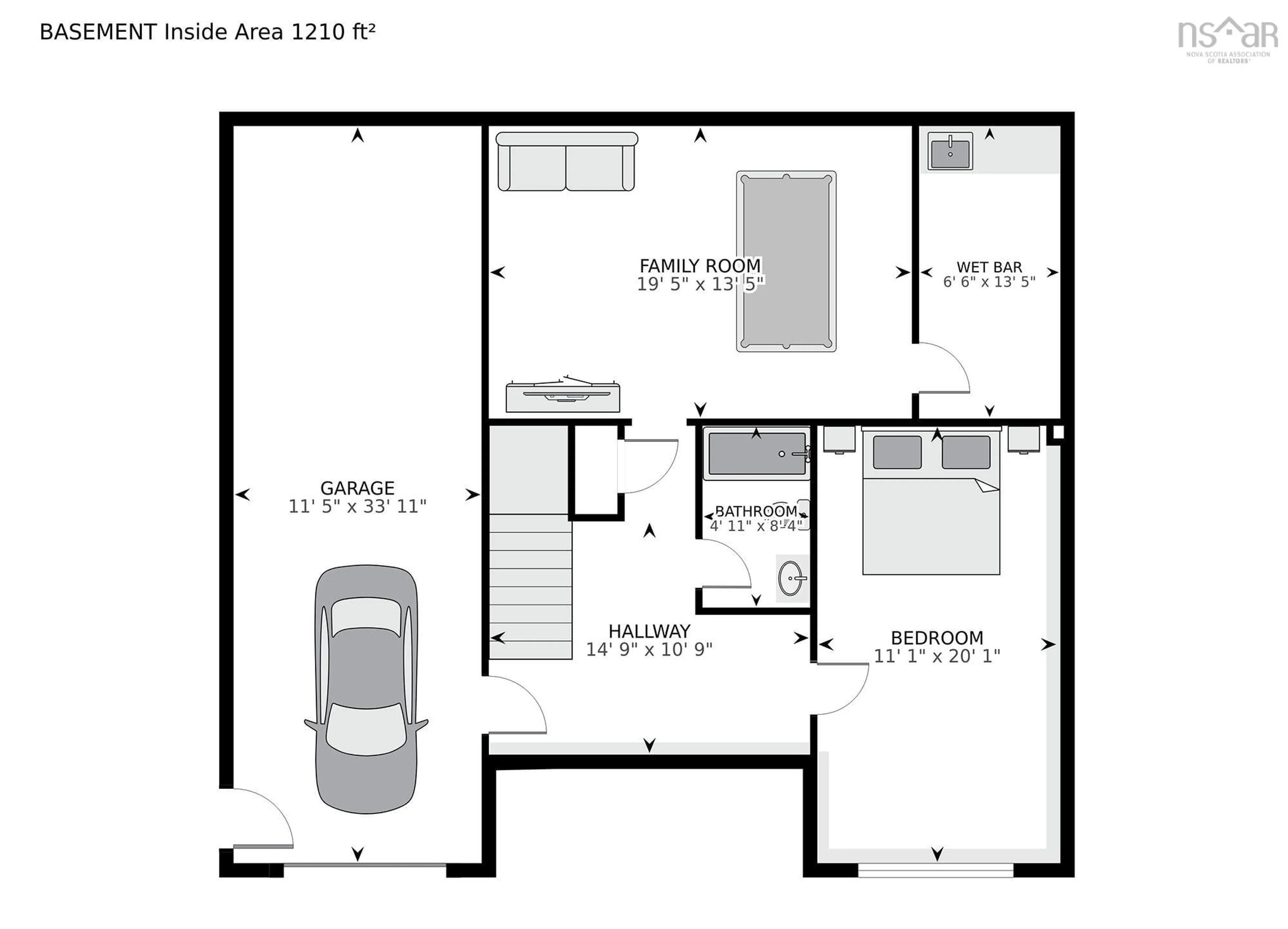 Floor plan for 133 Lundy Dr, Cole Harbour Nova Scotia B2W 3S3