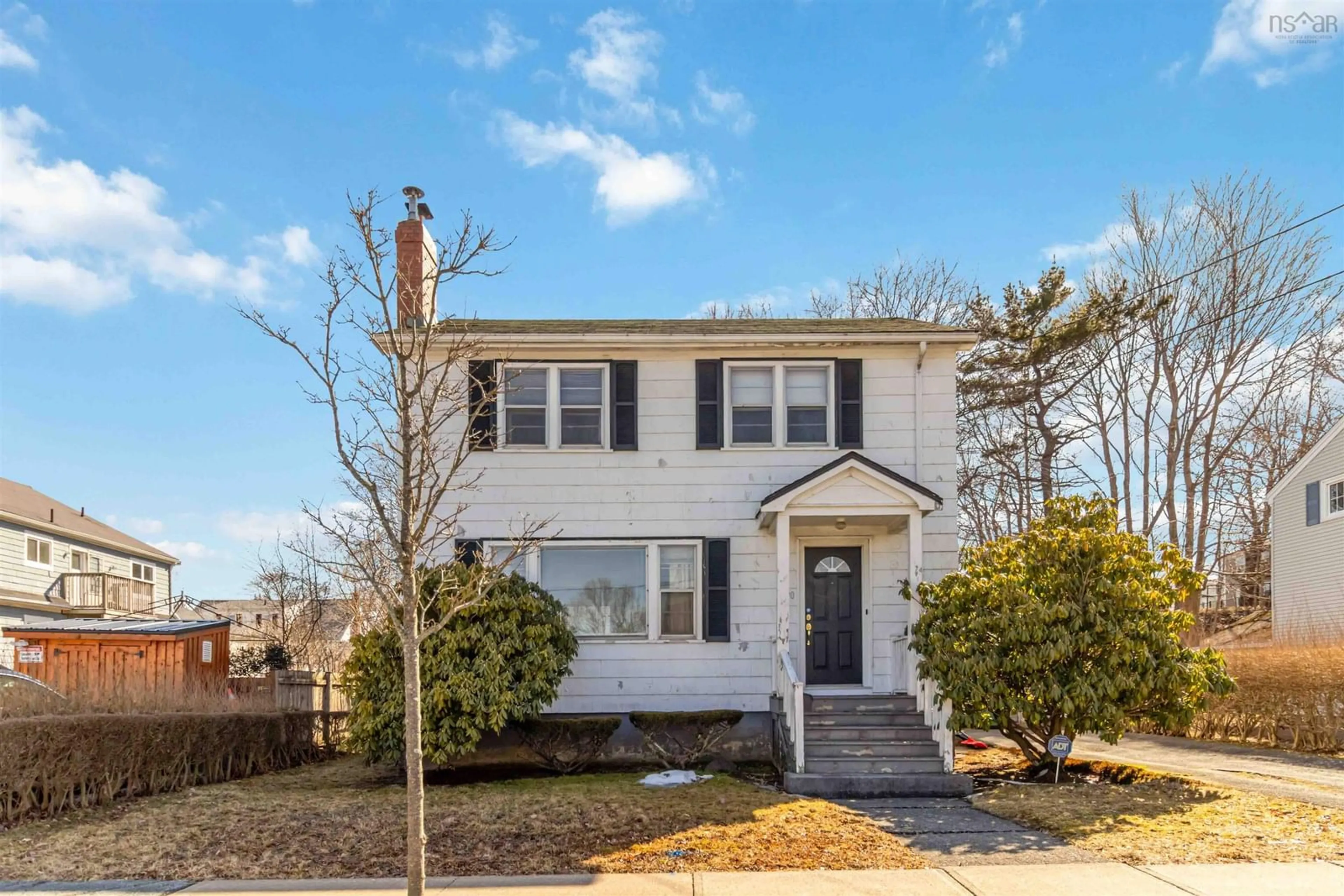 Home with vinyl exterior material, street for 7120 Ernst Ave, Halifax Nova Scotia B3L 2L4