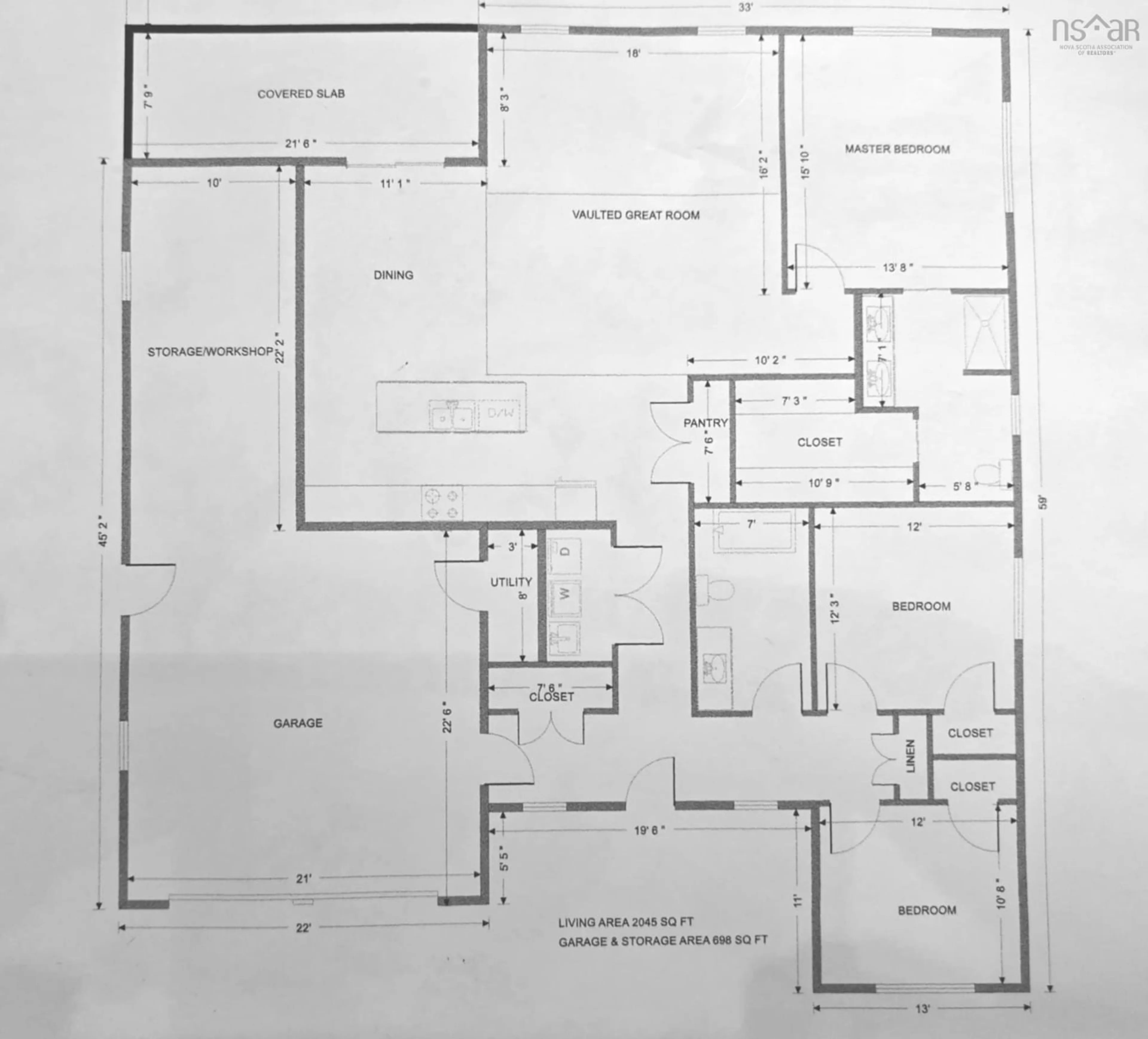 Floor plan for 18 Kearne Ave, Kingston Nova Scotia B0P 1R0
