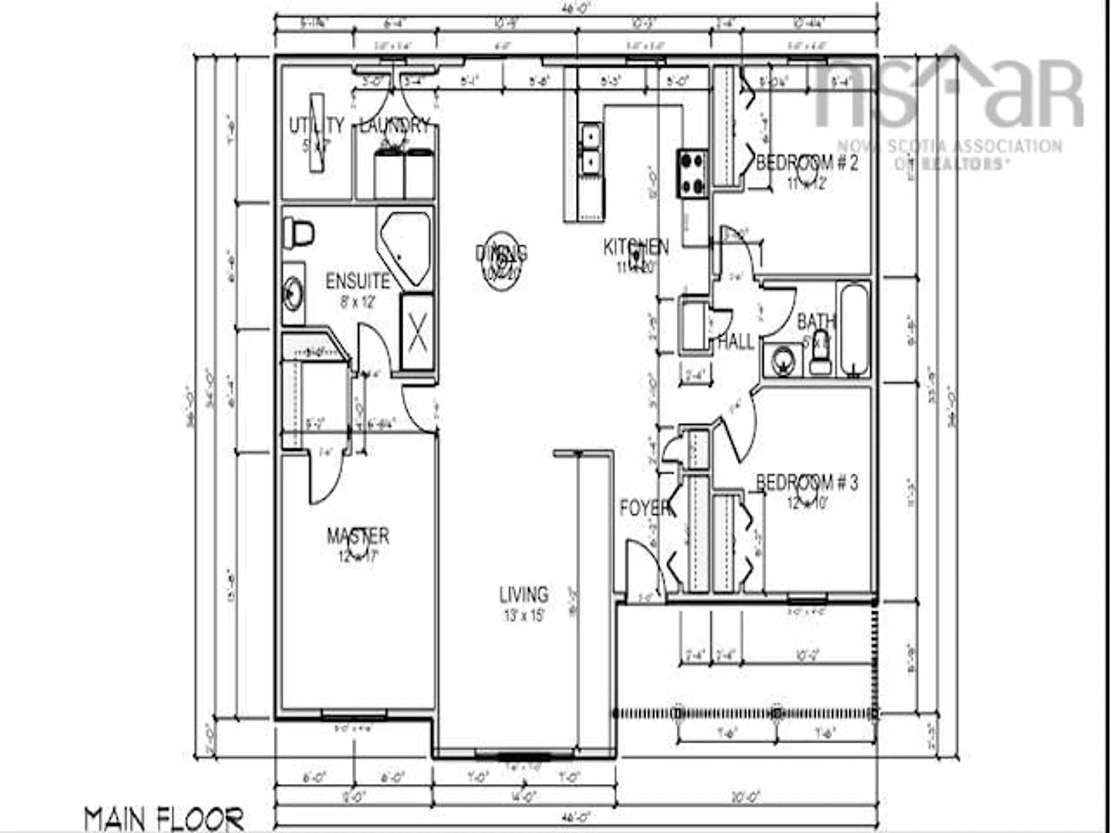 Floor plan for Lot A4 West Jeddore Road, Head Of Jeddore Nova Scotia B0J 1P0