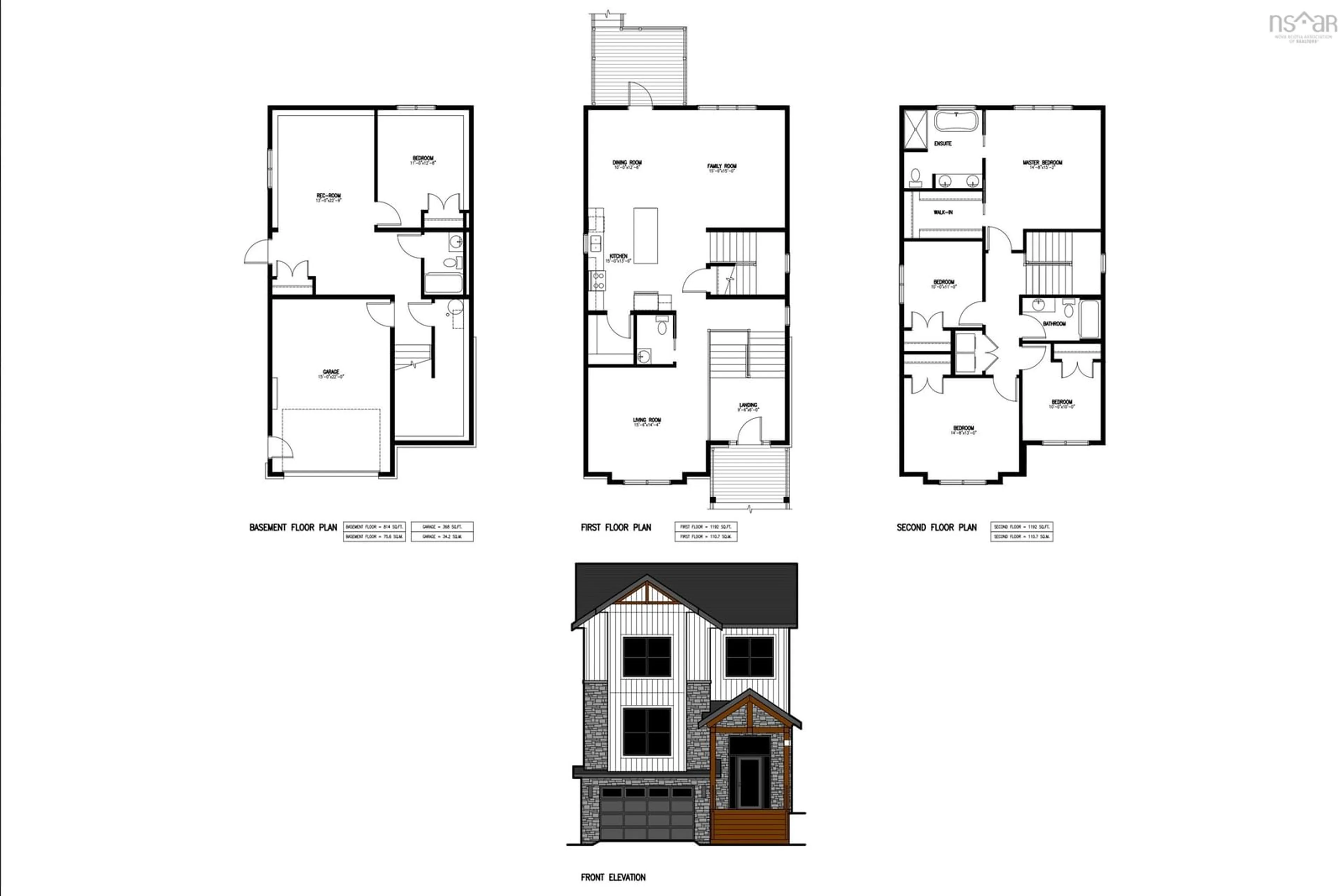 Floor plan for 73 Gardenia Way #GW-38, Dartmouth Nova Scotia B2X 0C7