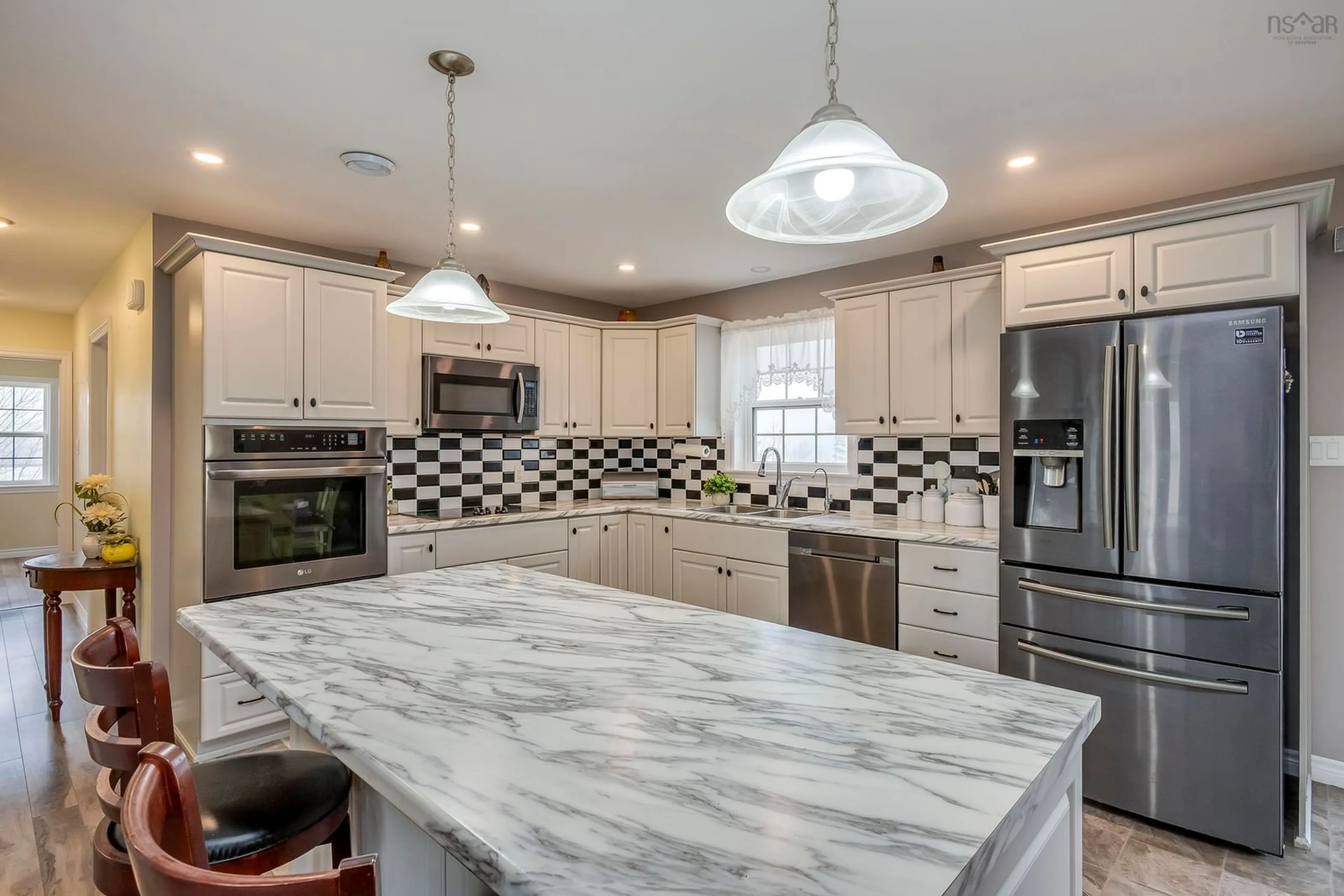 Open concept kitchen, ceramic/tile floor for 1312 English Mountain Rd, Casey Corner Nova Scotia B4N 3V8
