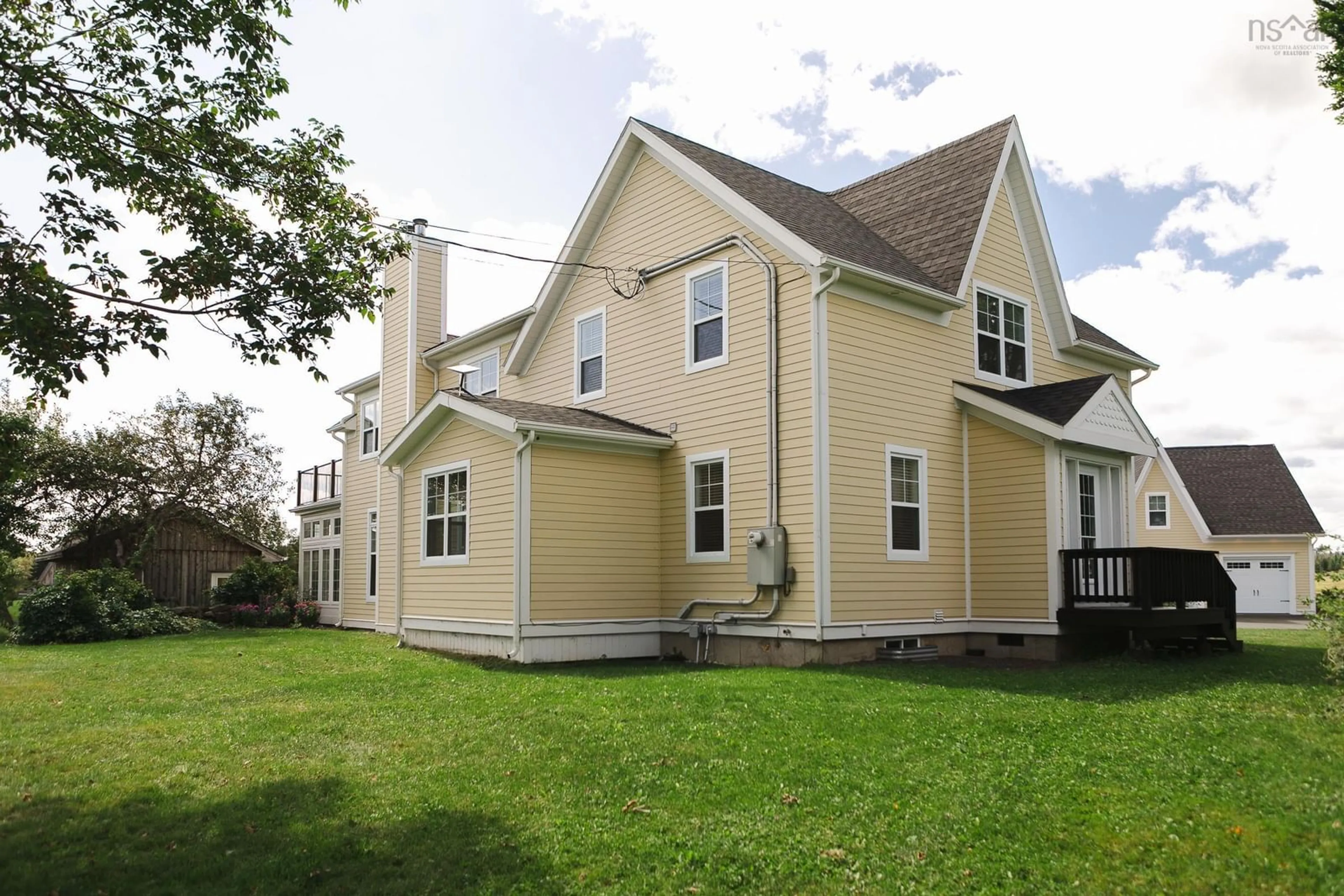 Home with vinyl exterior material, street for 784 Shore Rd, Egerton Nova Scotia B0K 1G0