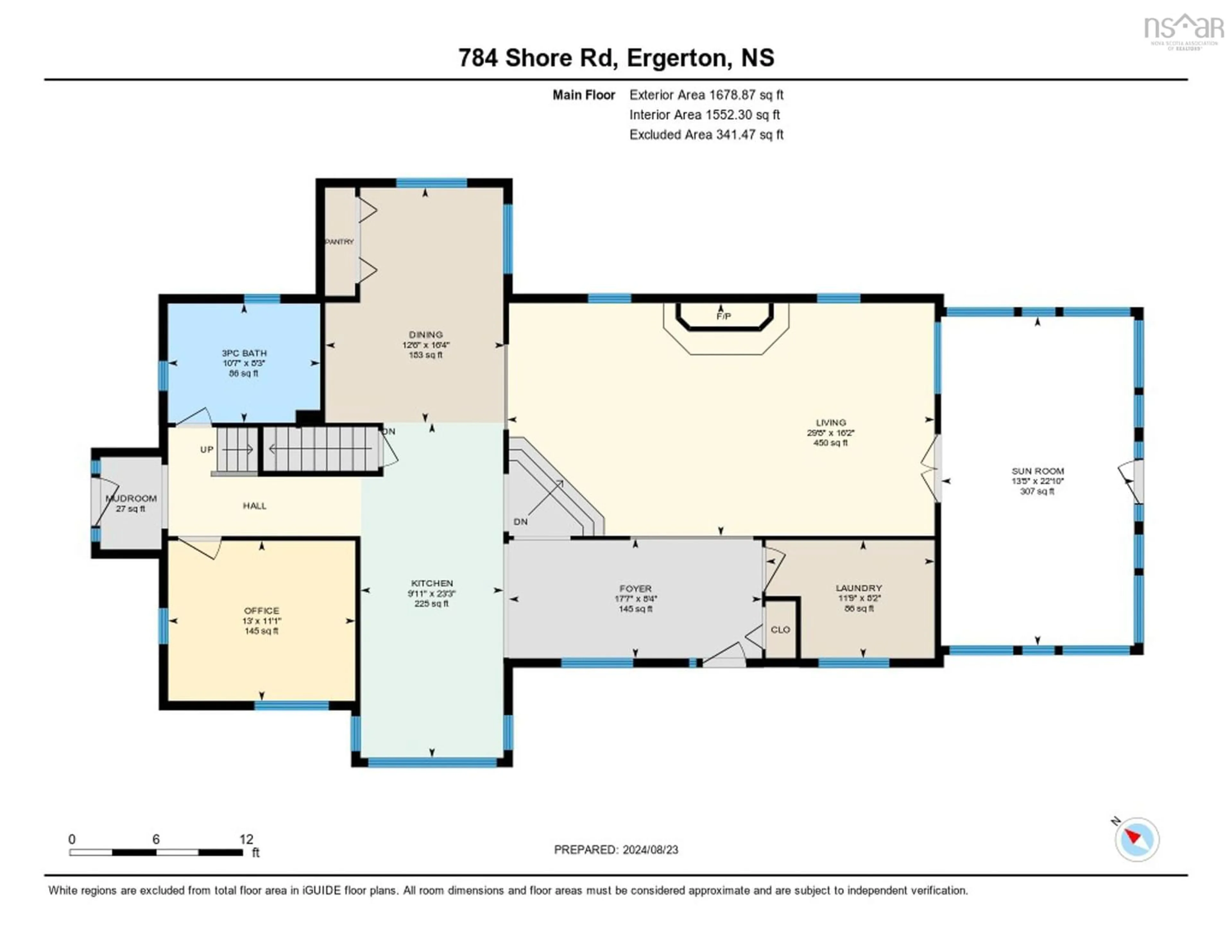 Floor plan for 784 Shore Rd, Egerton Nova Scotia B0K 1G0