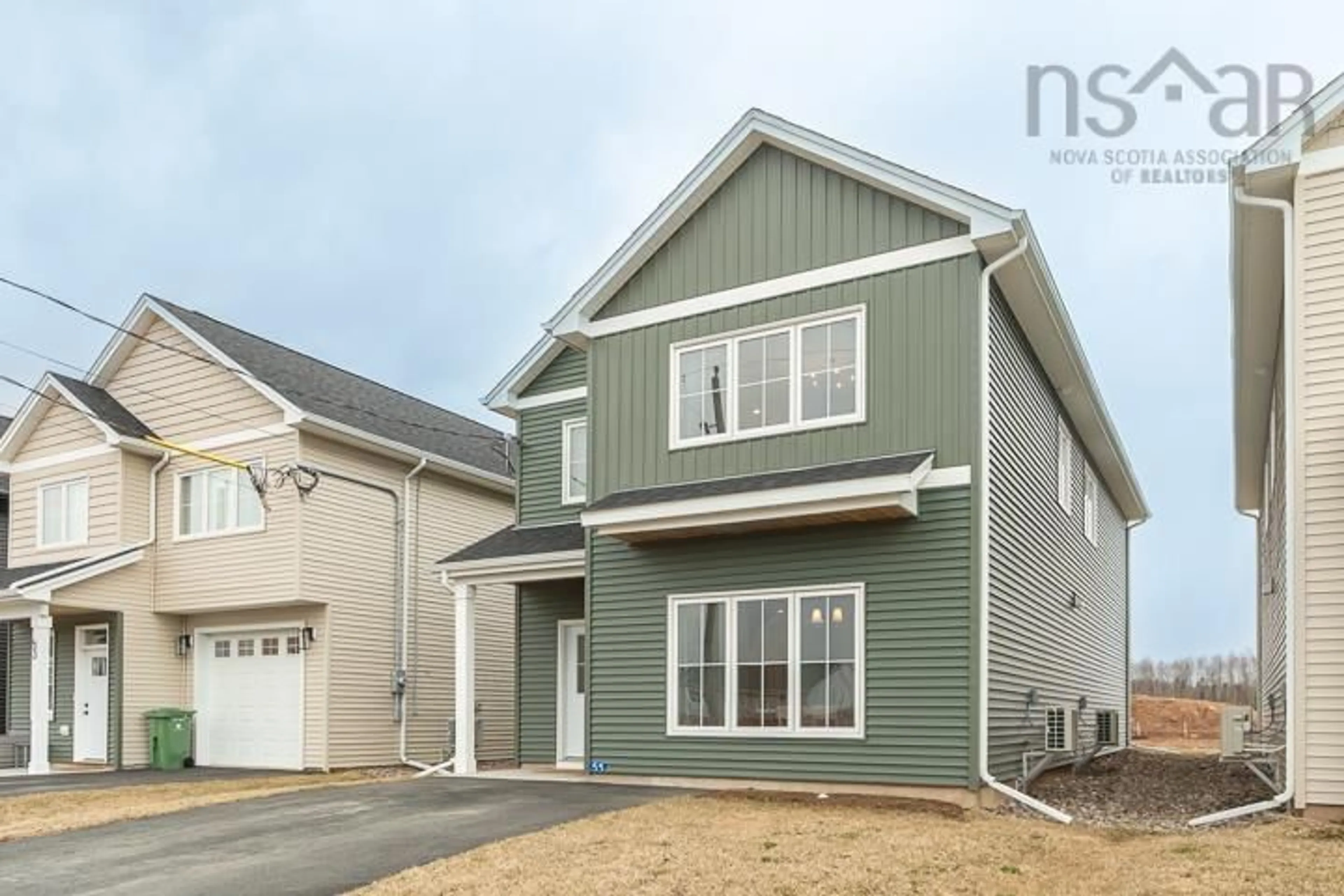 Home with vinyl exterior material, street for 55 Brianna Dr, Lantz Nova Scotia B2S 0K3