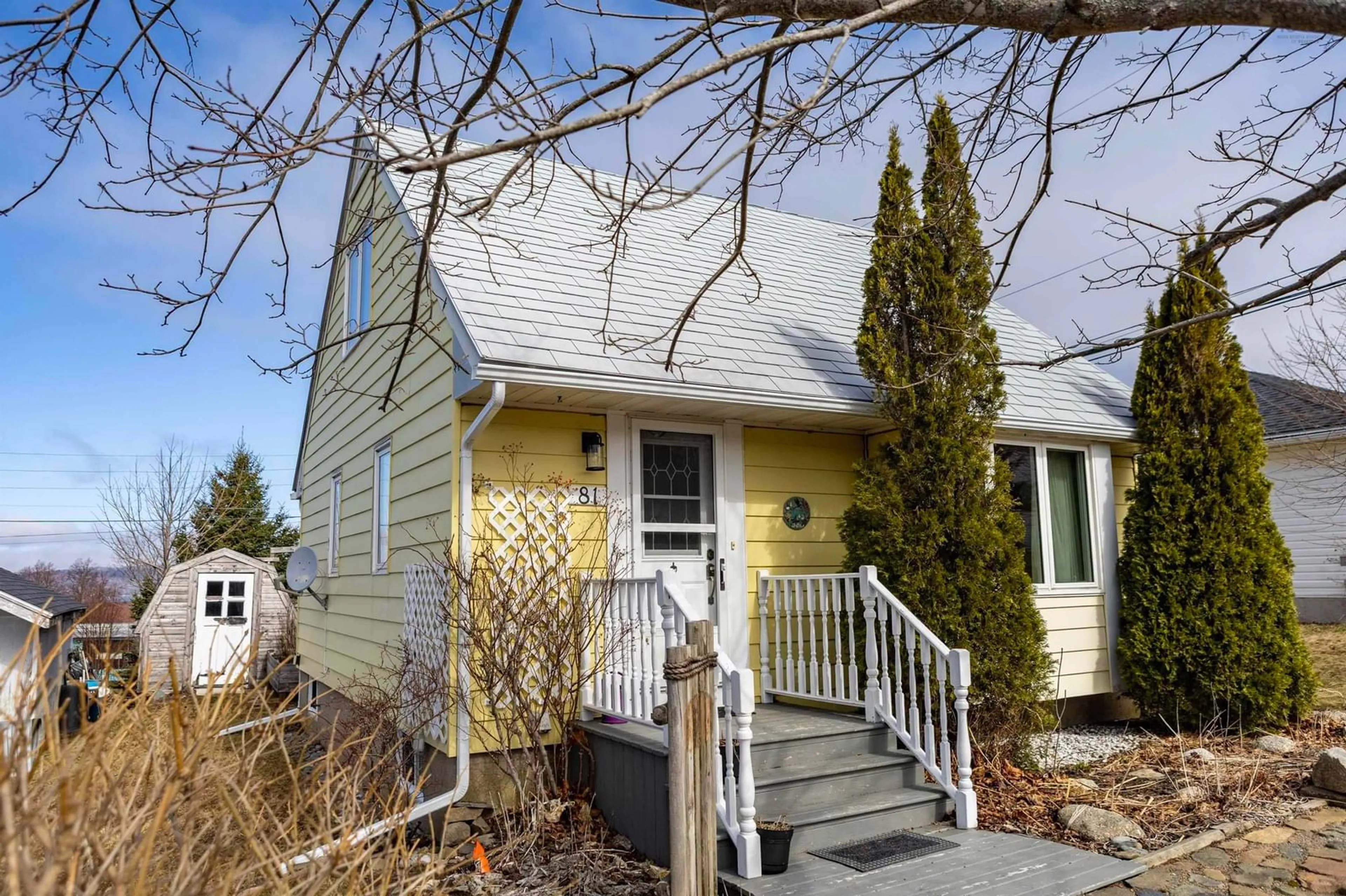 Home with vinyl exterior material, street for 81 Hillside Drive, Cornwallis Park Nova Scotia B0S 1H0