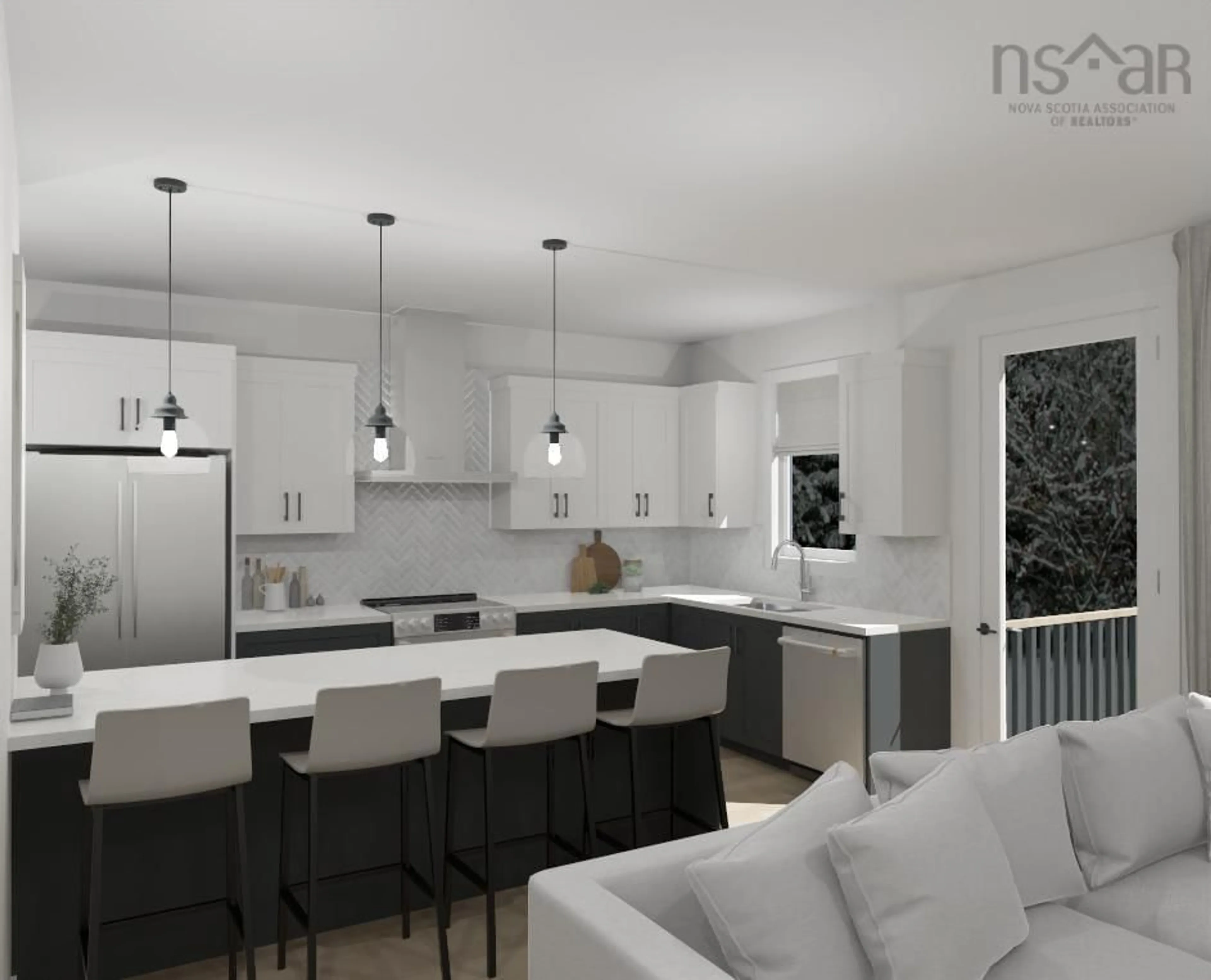 Open concept kitchen, unknown for 74 Pearlgarden Close #PC19, Dartmouth Nova Scotia B2X 0C2