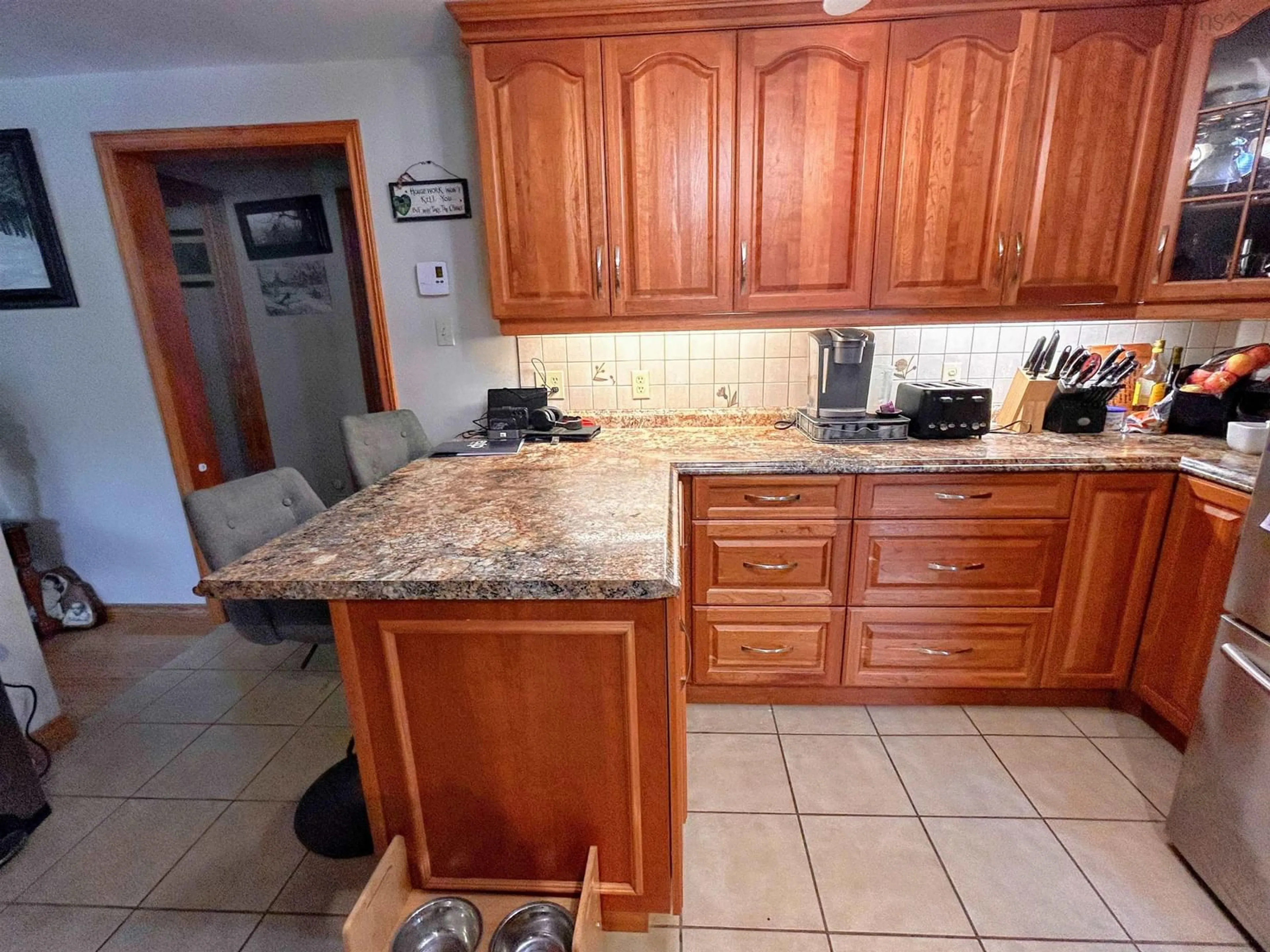 Standard kitchen, ceramic/tile floor for 63 Highway 211, Stillwater Nova Scotia B0J 3C0