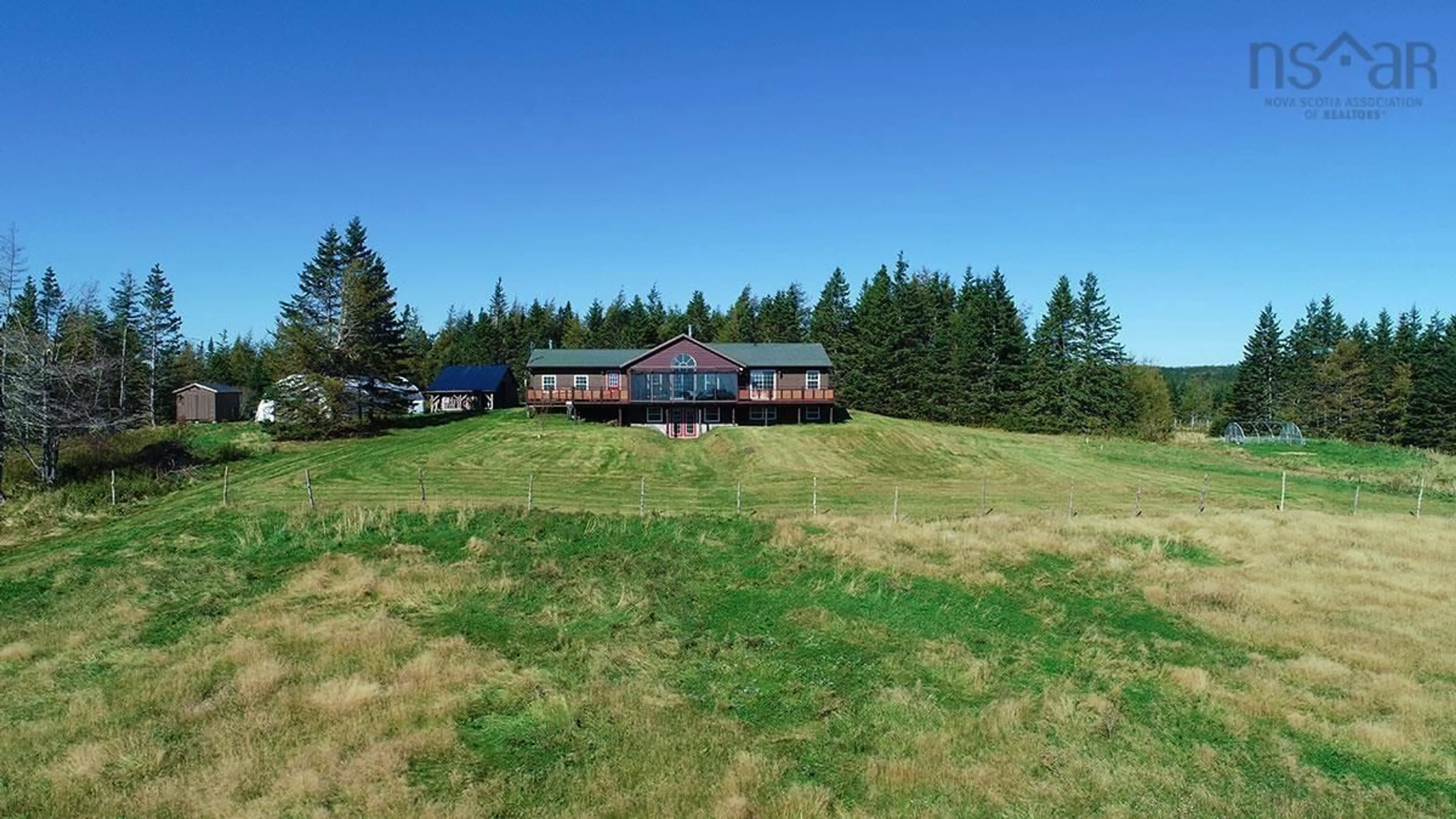A pic from outside/outdoor area/front of a property/back of a property/a pic from drone, unknown for 923 Soldiers Cove Rd, Lewis Cove Road Nova Scotia B0E 3B0