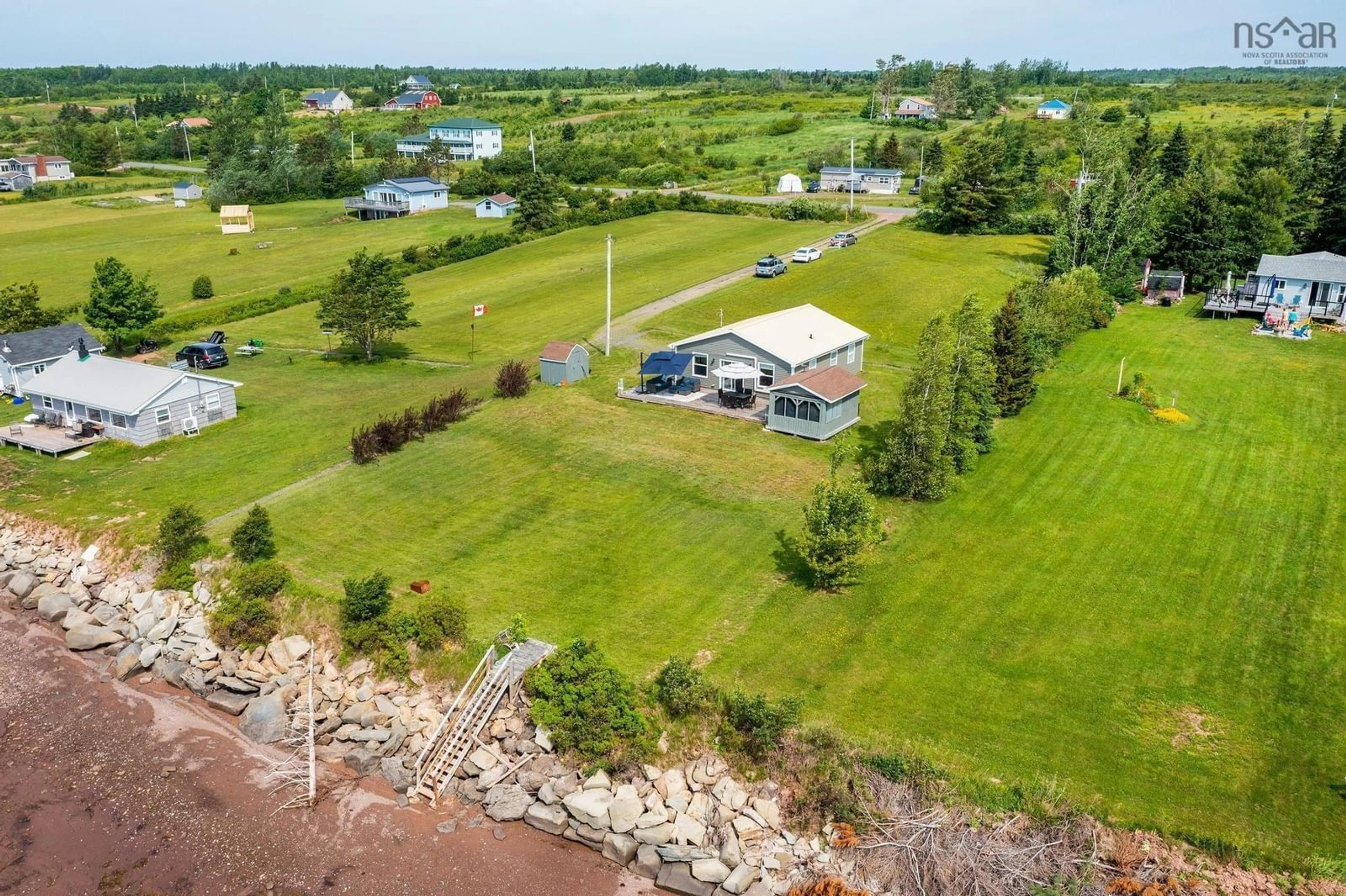 A pic from outside/outdoor area/front of a property/back of a property/a pic from drone, water/lake/river/ocean view for 2930 Malagash Rd, Malagash Nova Scotia B0K 1E0