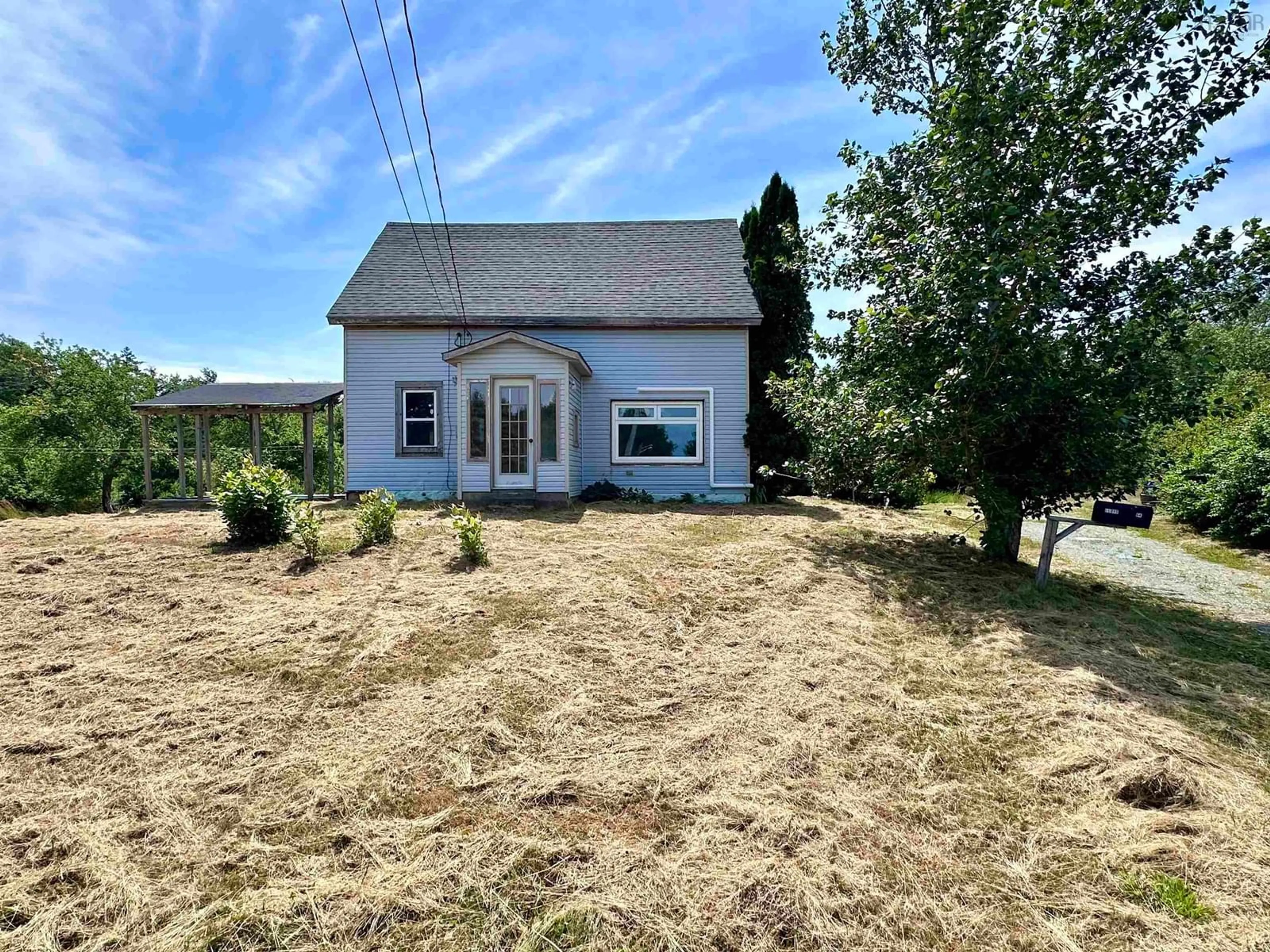 A pic from outside/outdoor area/front of a property/back of a property/a pic from drone, unknown for 64 Latham Rd, Port Mouton Nova Scotia B0T 1T0