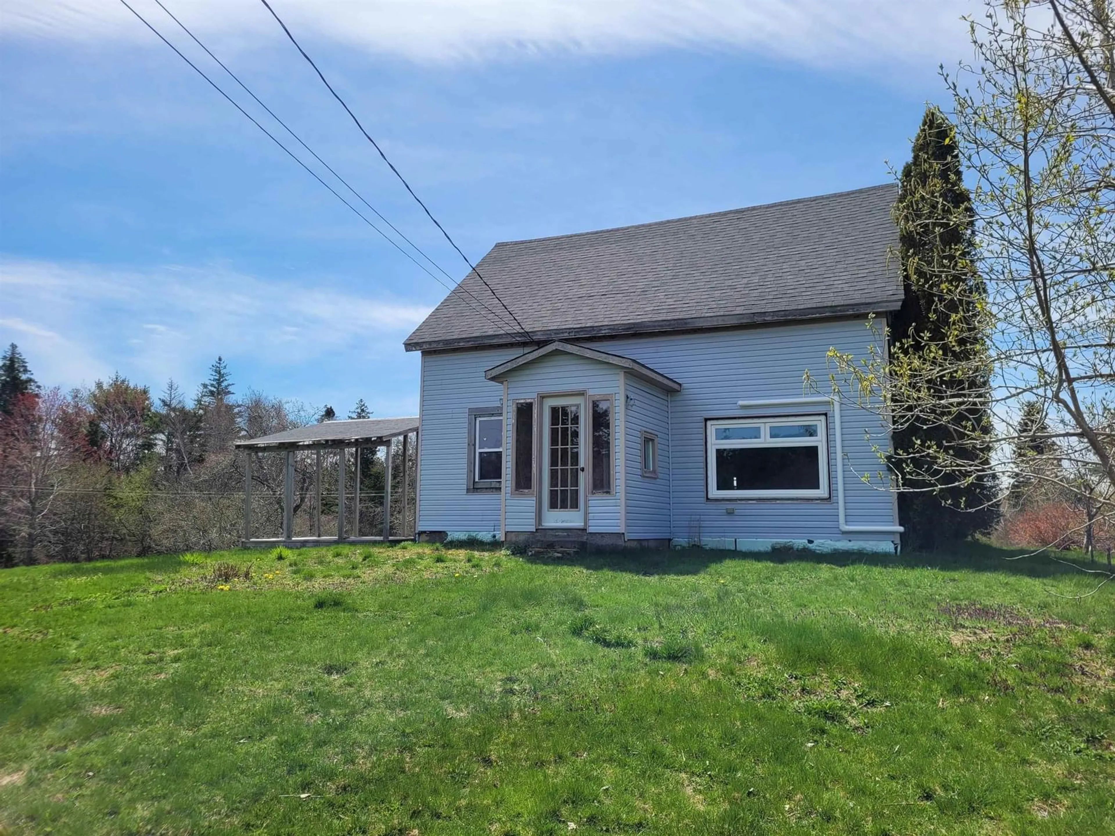 A pic from outside/outdoor area/front of a property/back of a property/a pic from drone, building for 64 Latham Rd, Port Mouton Nova Scotia B0T 1T0