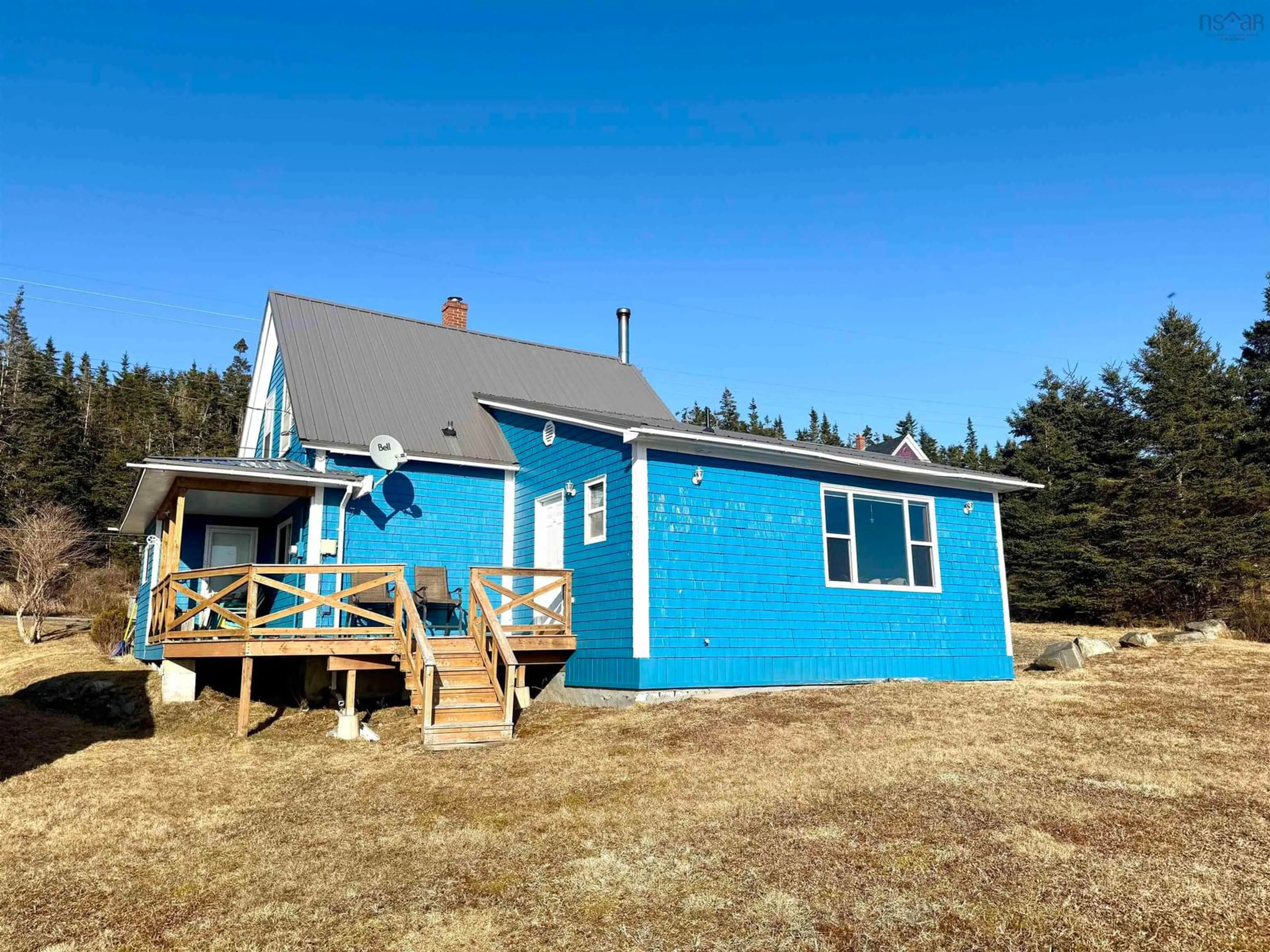 A pic from outside/outdoor area/front of a property/back of a property/a pic from drone, unknown for 96 East Side Bickerton Rd, Port Bickerton Nova Scotia B0J 1A0