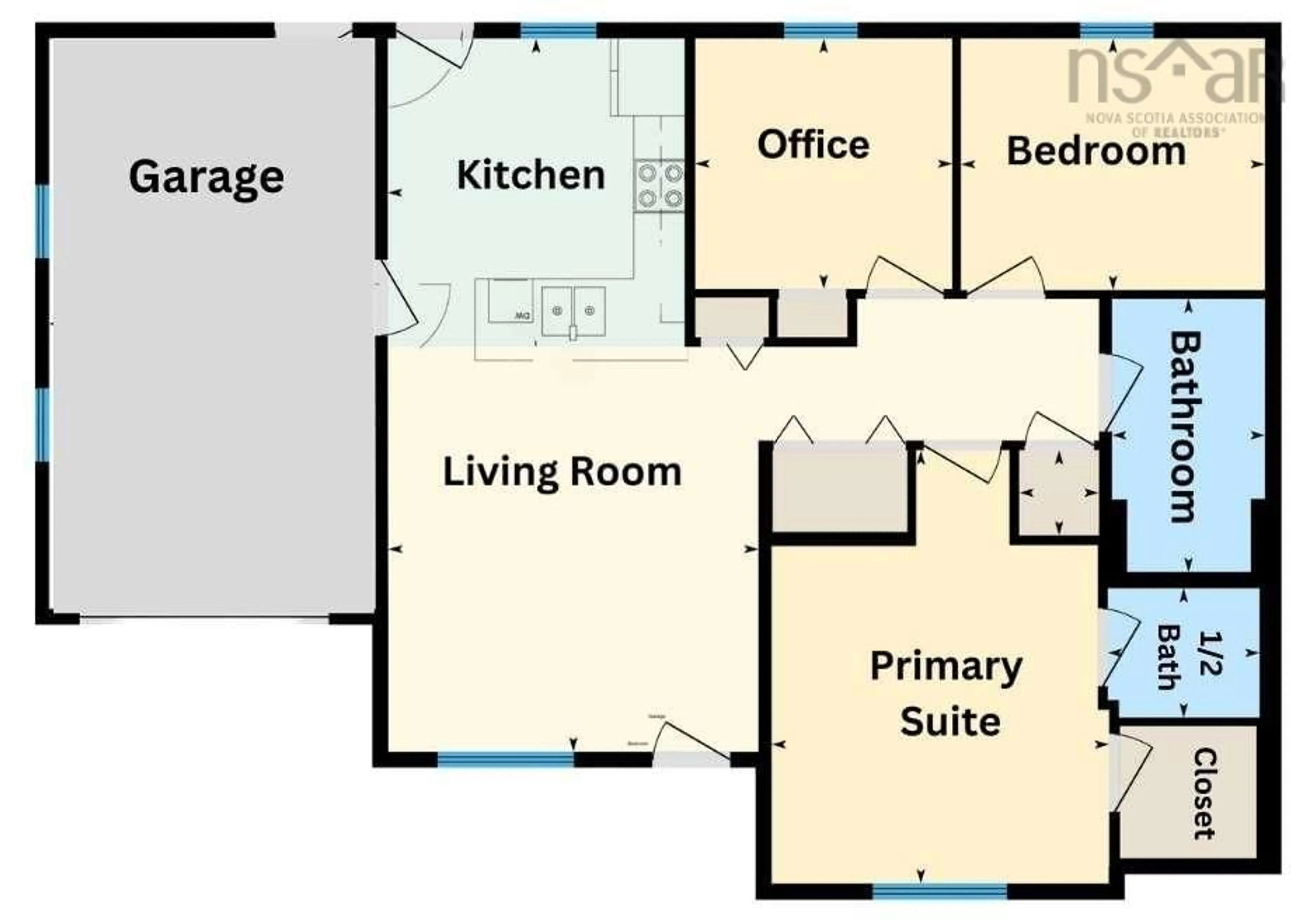 Floor plan for 7 Lions Club Rd, Fox Point Nova Scotia B0J 1T0