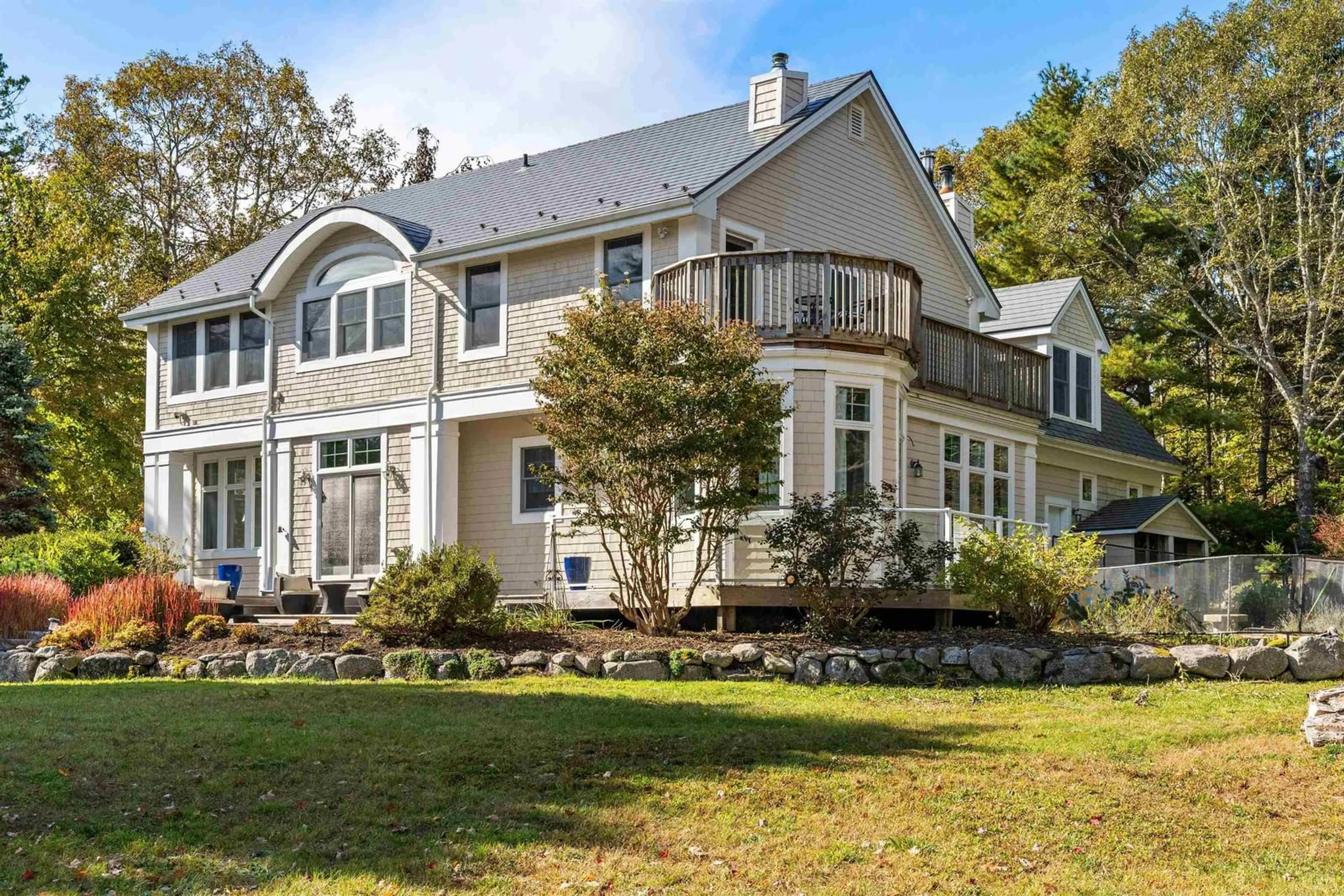Home with vinyl exterior material, water/lake/river/ocean view for 217 Borgalds Dr, Chester Basin Nova Scotia B0J 1K0