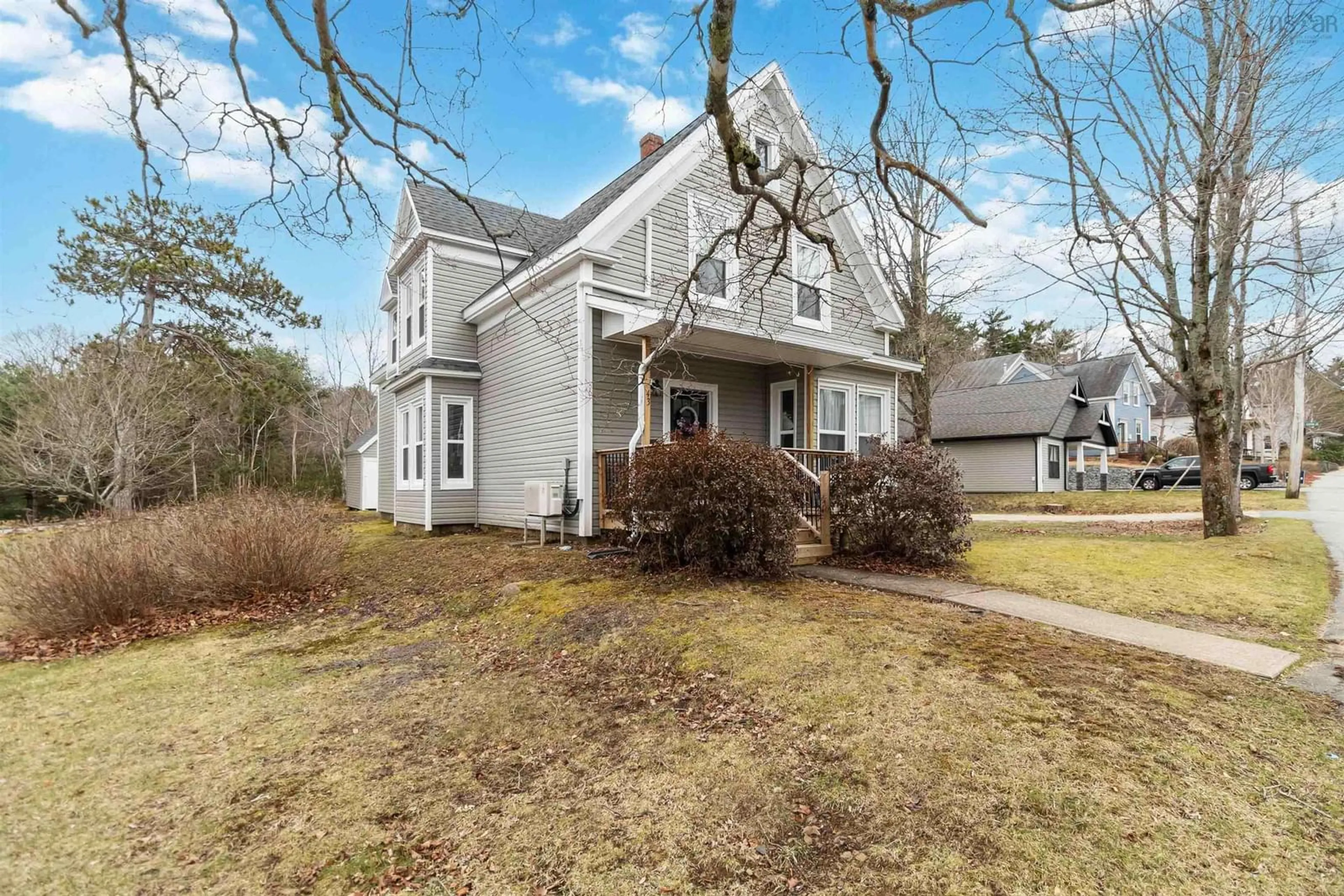 A pic from outside/outdoor area/front of a property/back of a property/a pic from drone, street for 43 Jubilee Rd, Bridgewater Nova Scotia B4V 2A3